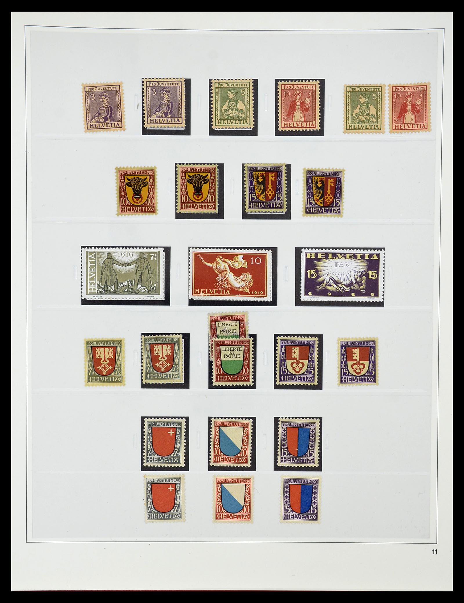 34655 024 - Stamp Collection 34655 Switzerland 1847-1964.