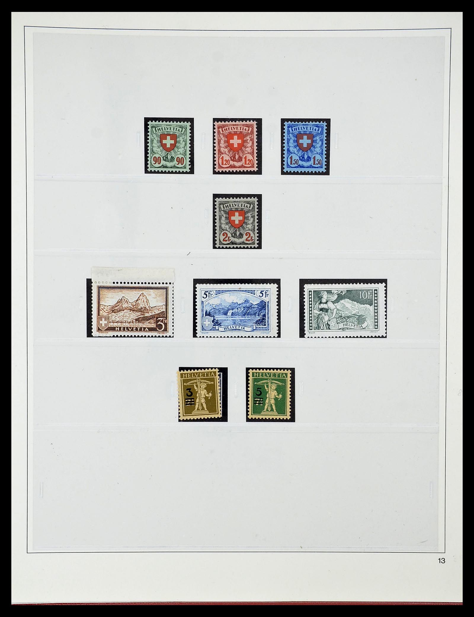 34655 026 - Postzegelverzameling 34655 Zwitserland 1847-1964.
