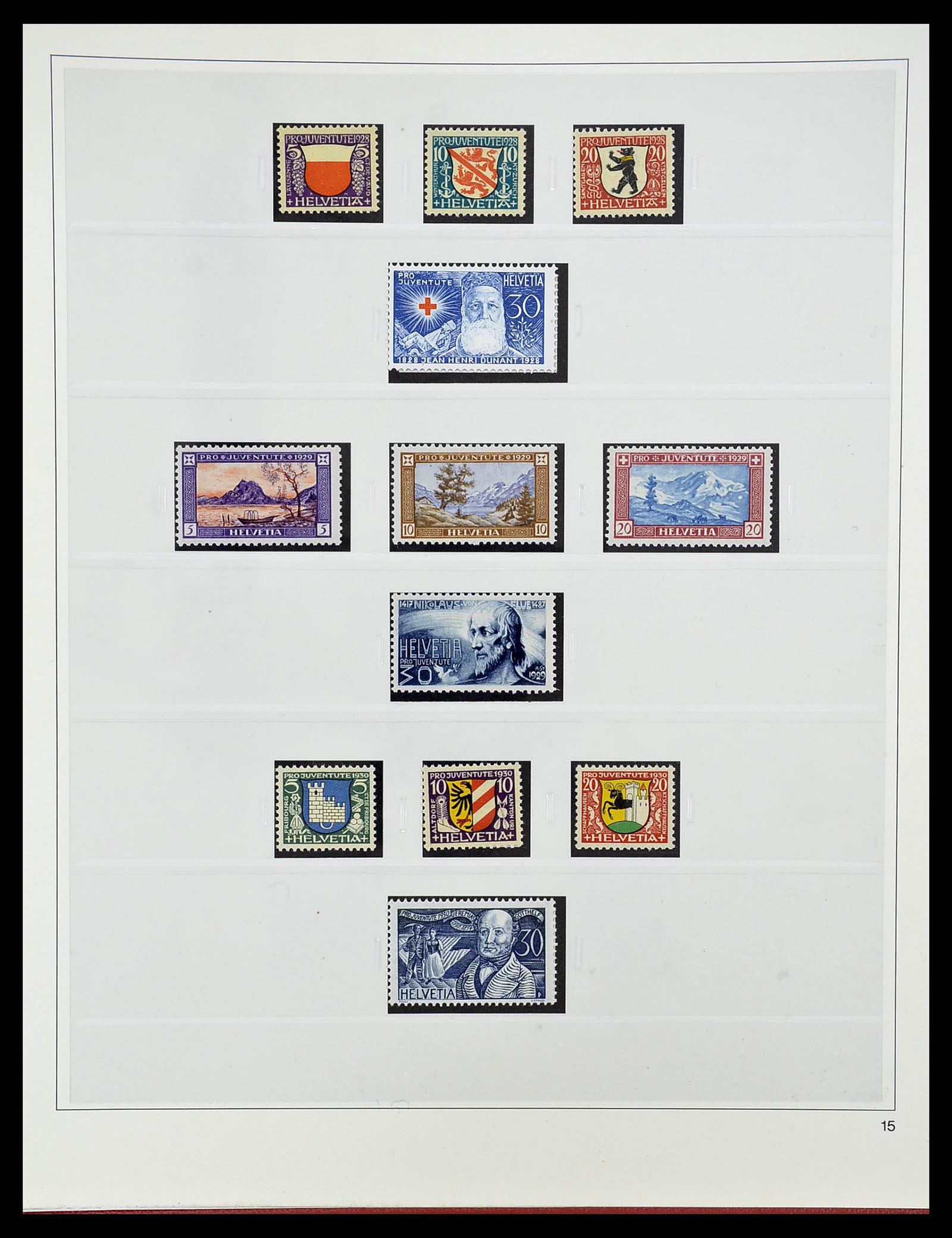 34655 028 - Stamp Collection 34655 Switzerland 1847-1964.