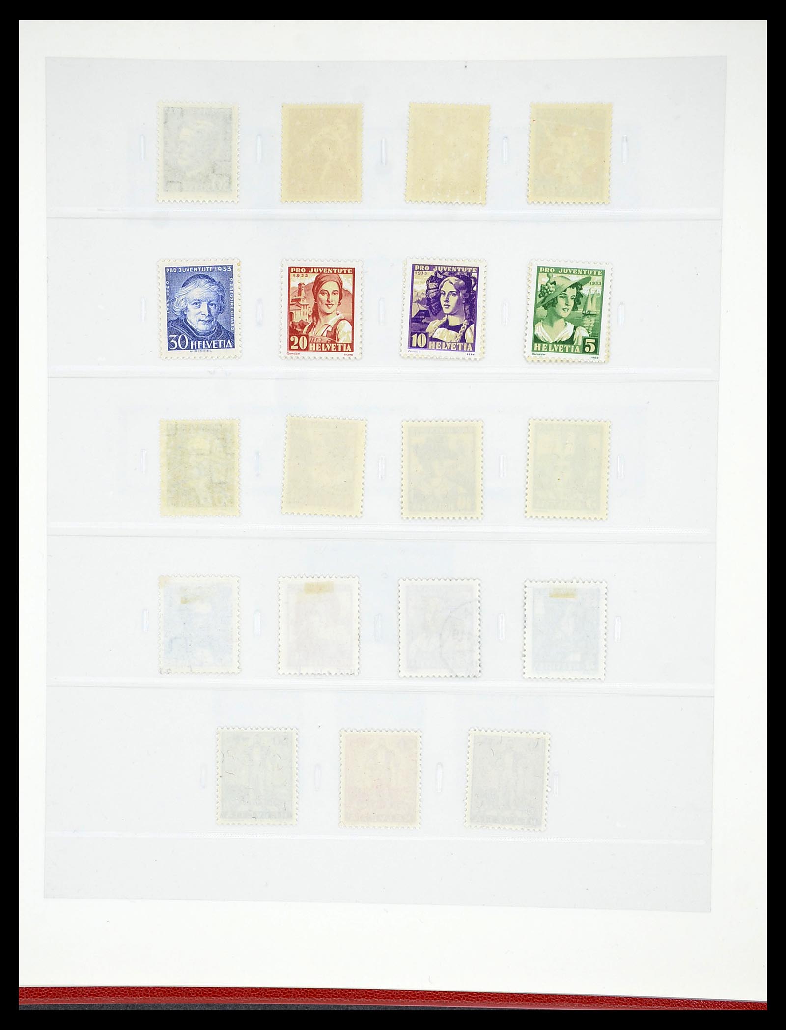 34655 031 - Postzegelverzameling 34655 Zwitserland 1847-1964.