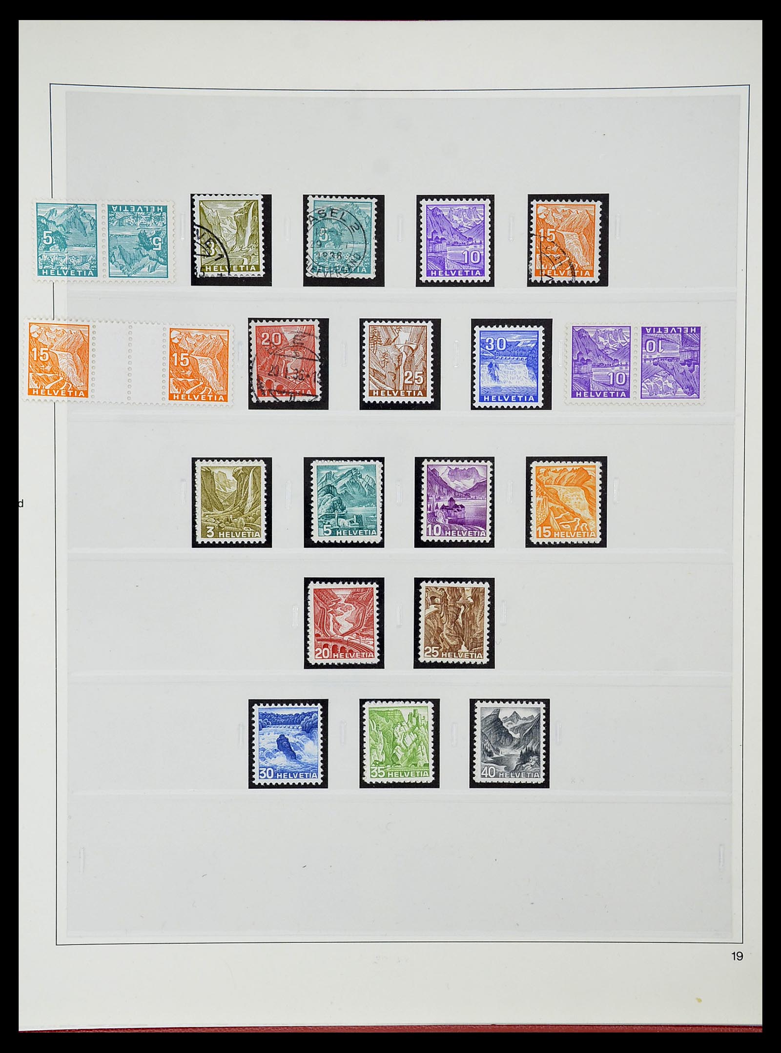 34655 034 - Stamp Collection 34655 Switzerland 1847-1964.