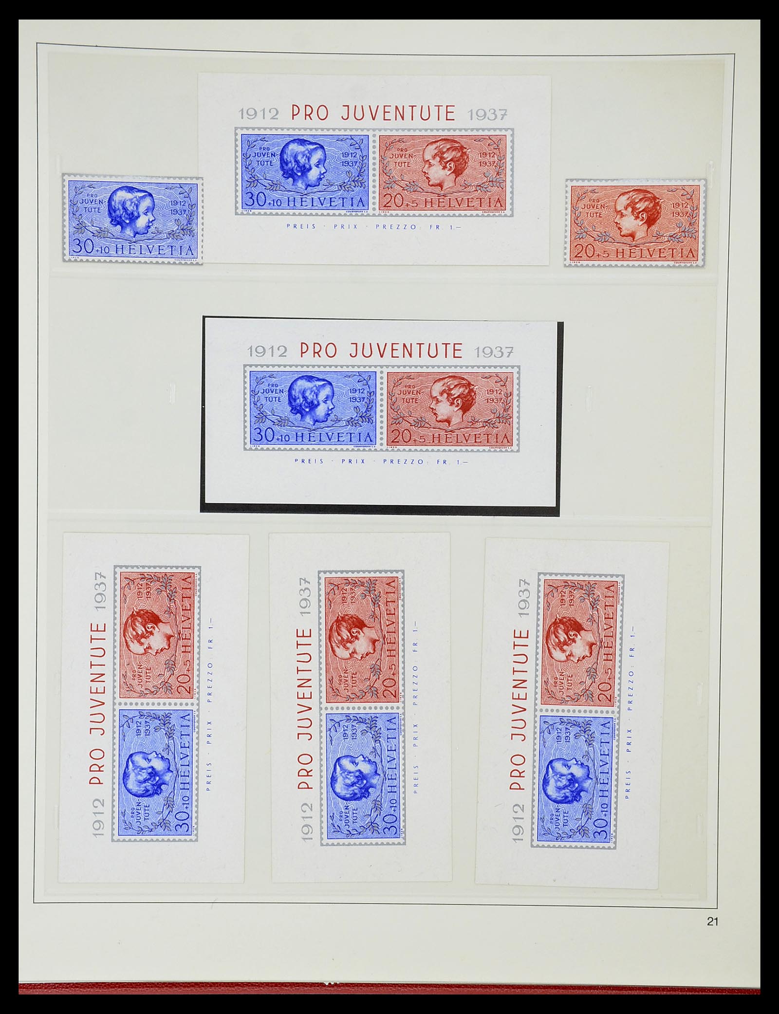 34655 038 - Stamp Collection 34655 Switzerland 1847-1964.