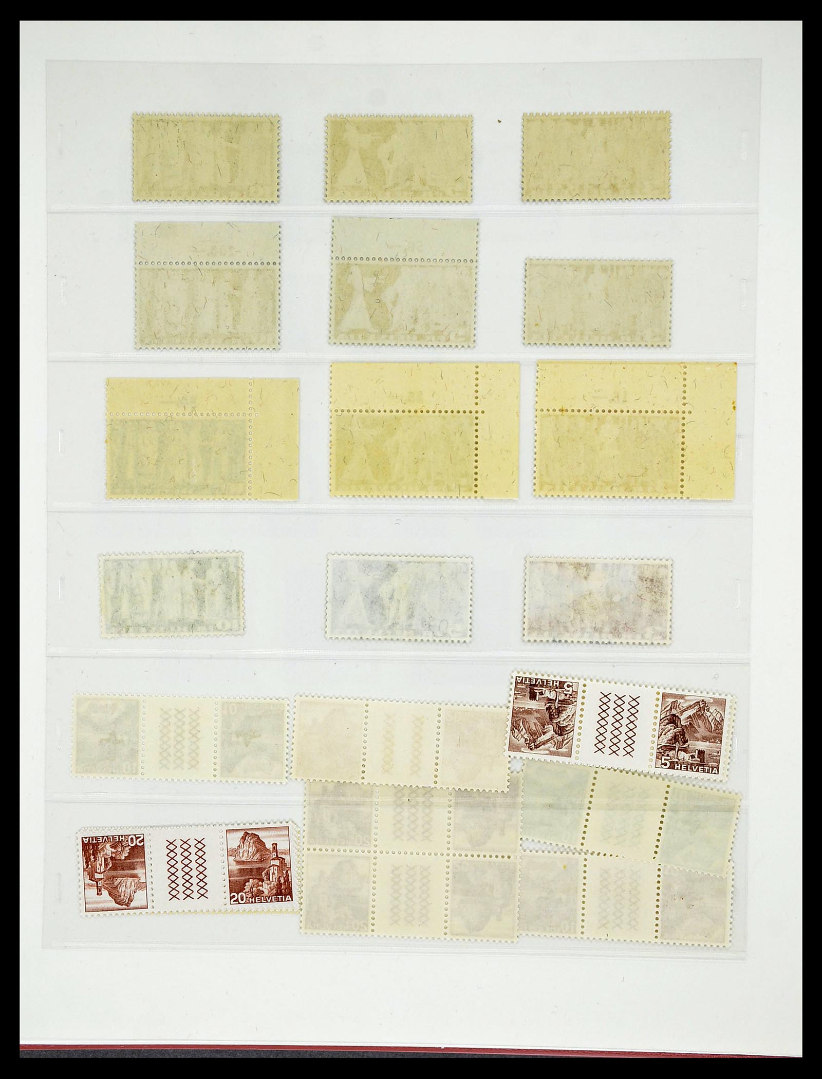 34655 043 - Postzegelverzameling 34655 Zwitserland 1847-1964.