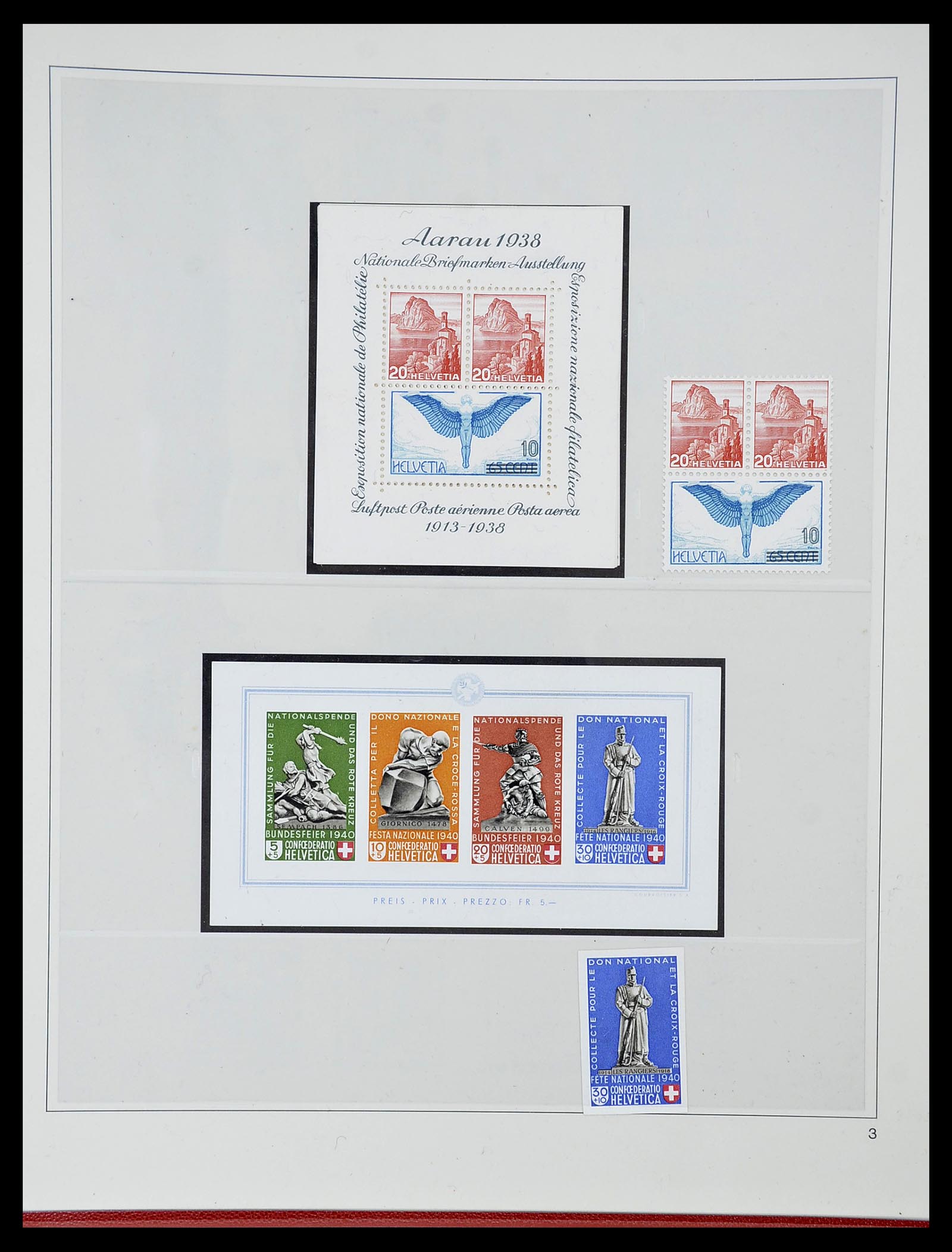 34655 044 - Postzegelverzameling 34655 Zwitserland 1847-1964.