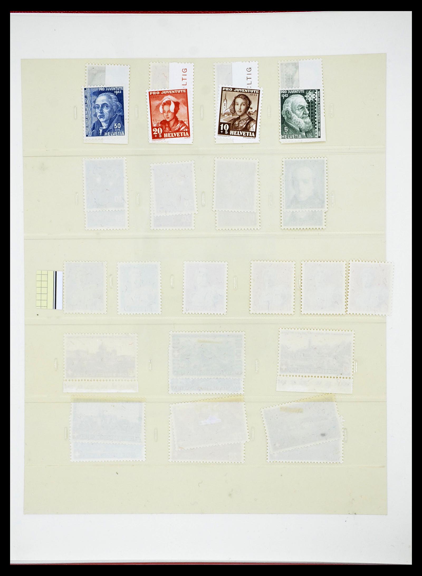 34655 051 - Postzegelverzameling 34655 Zwitserland 1847-1964.