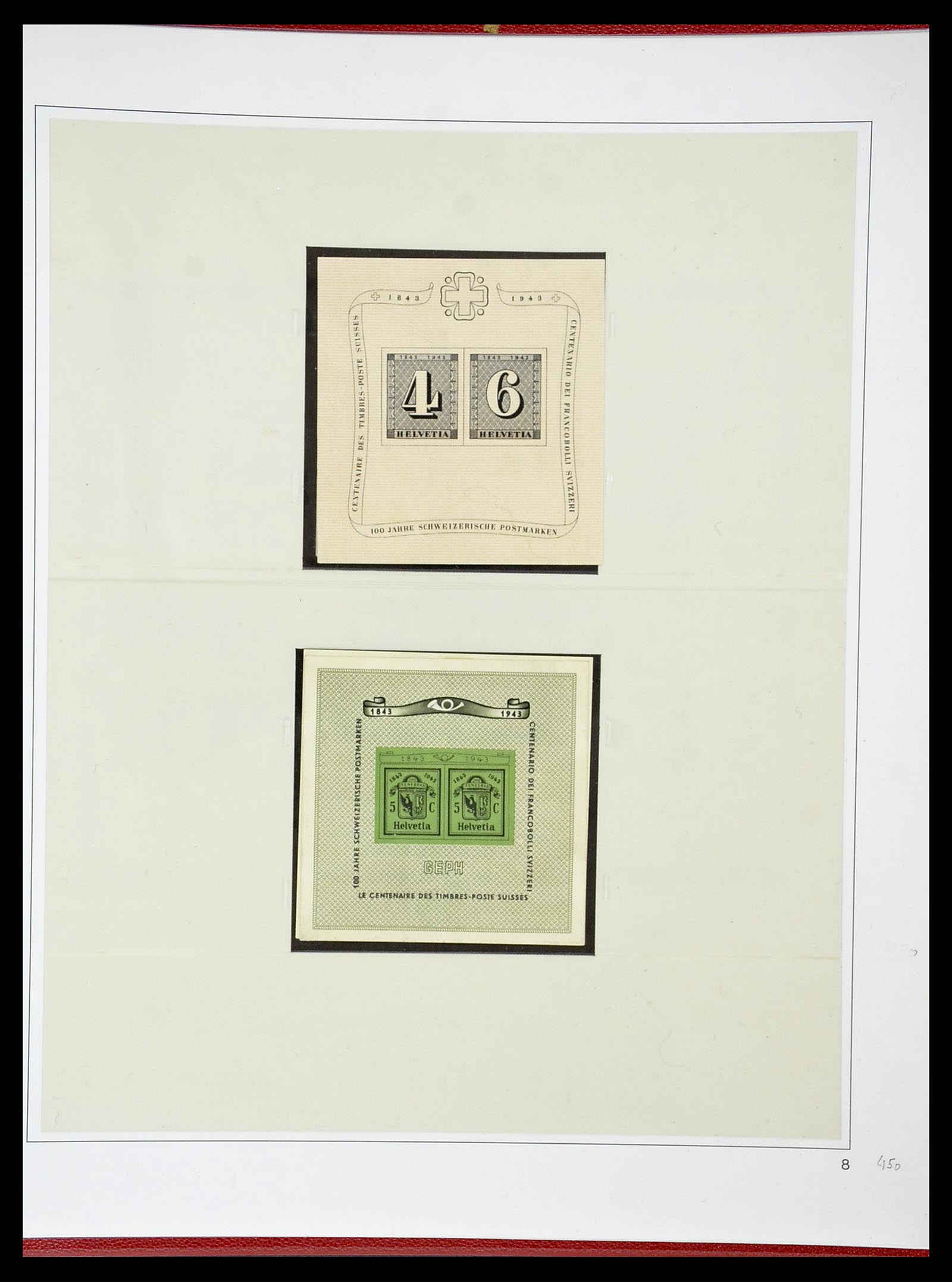 34655 052 - Postzegelverzameling 34655 Zwitserland 1847-1964.