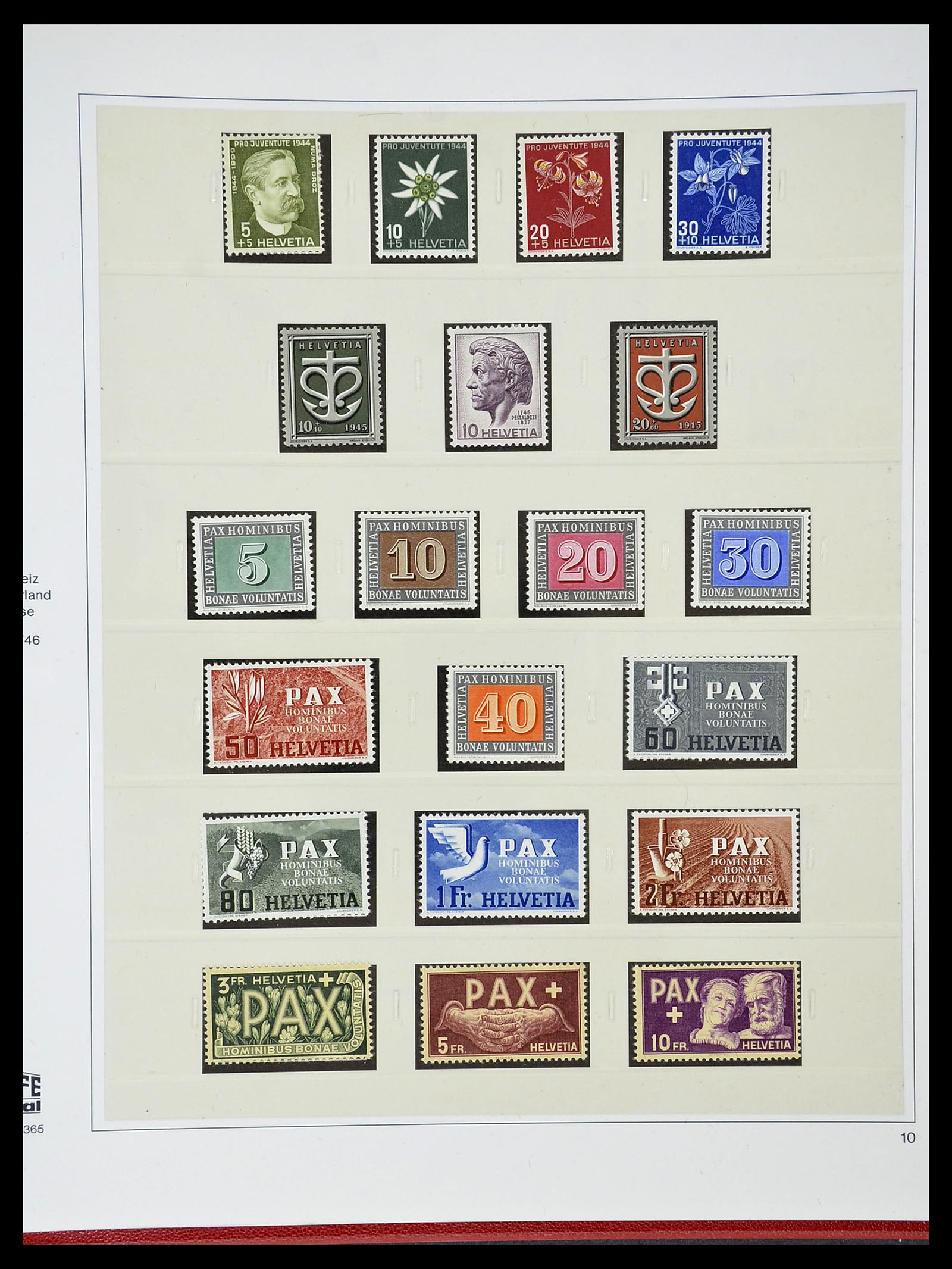 34655 058 - Stamp Collection 34655 Switzerland 1847-1964.