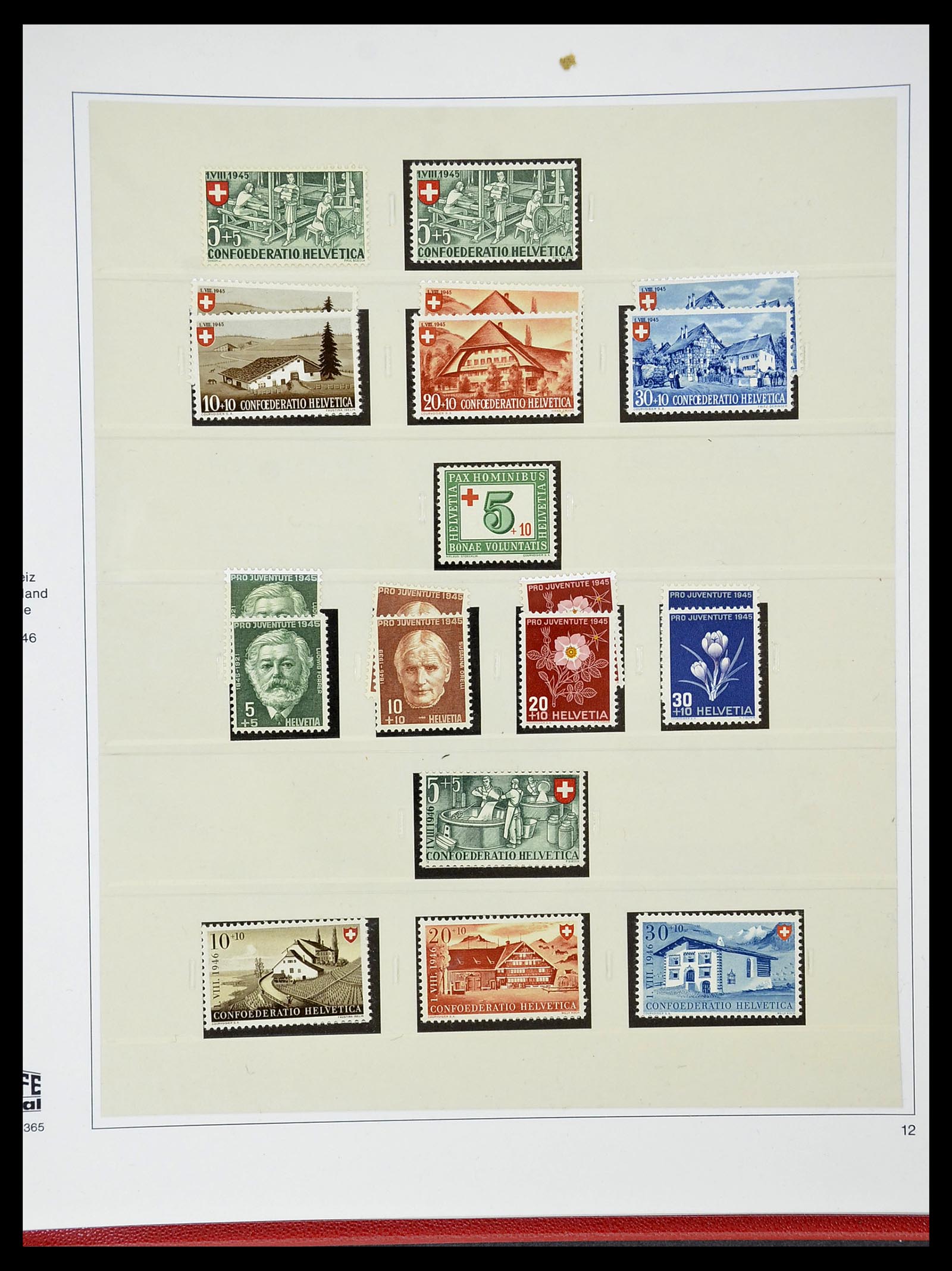 34655 060 - Postzegelverzameling 34655 Zwitserland 1847-1964.