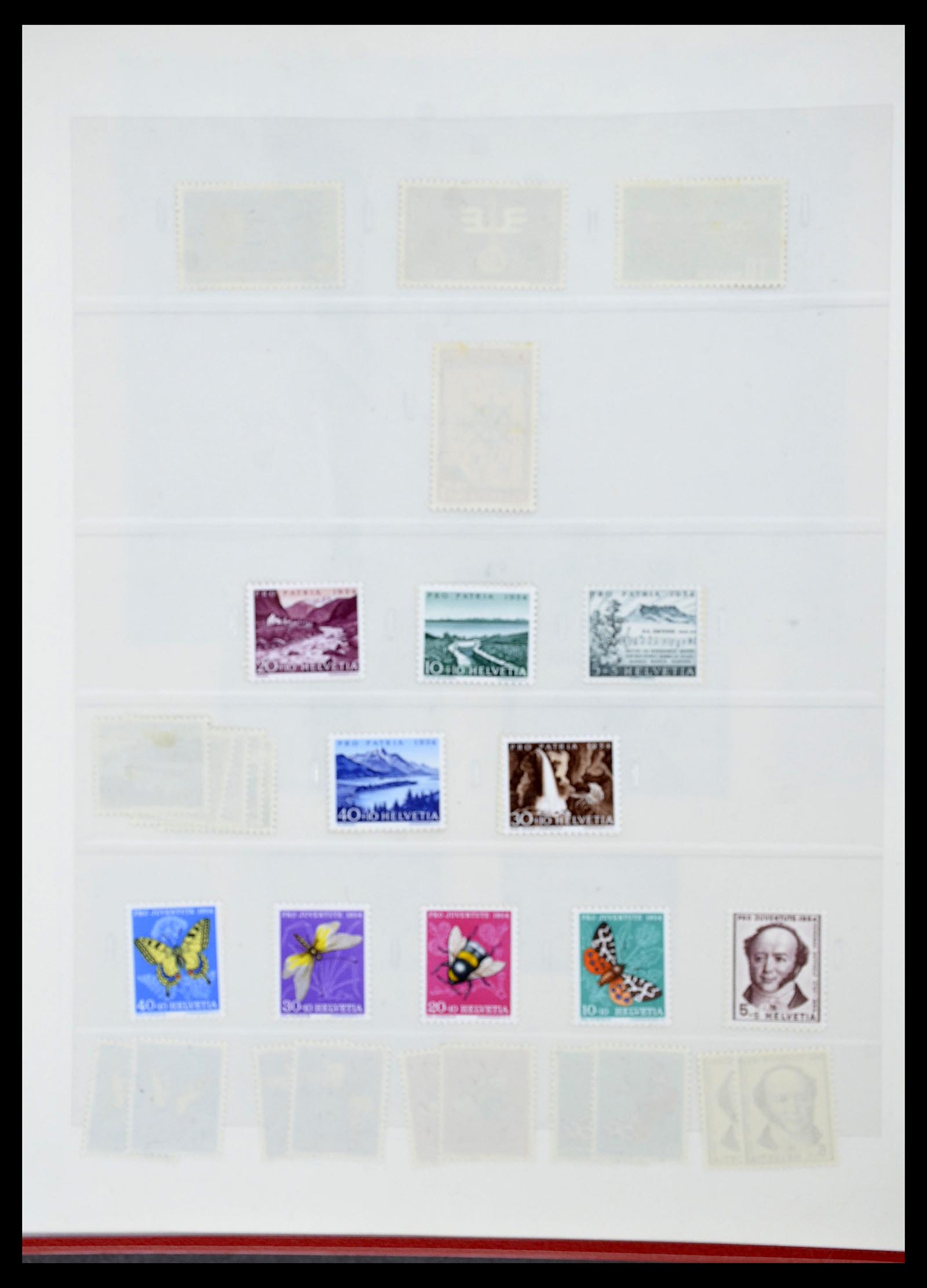 34655 086 - Postzegelverzameling 34655 Zwitserland 1847-1964.
