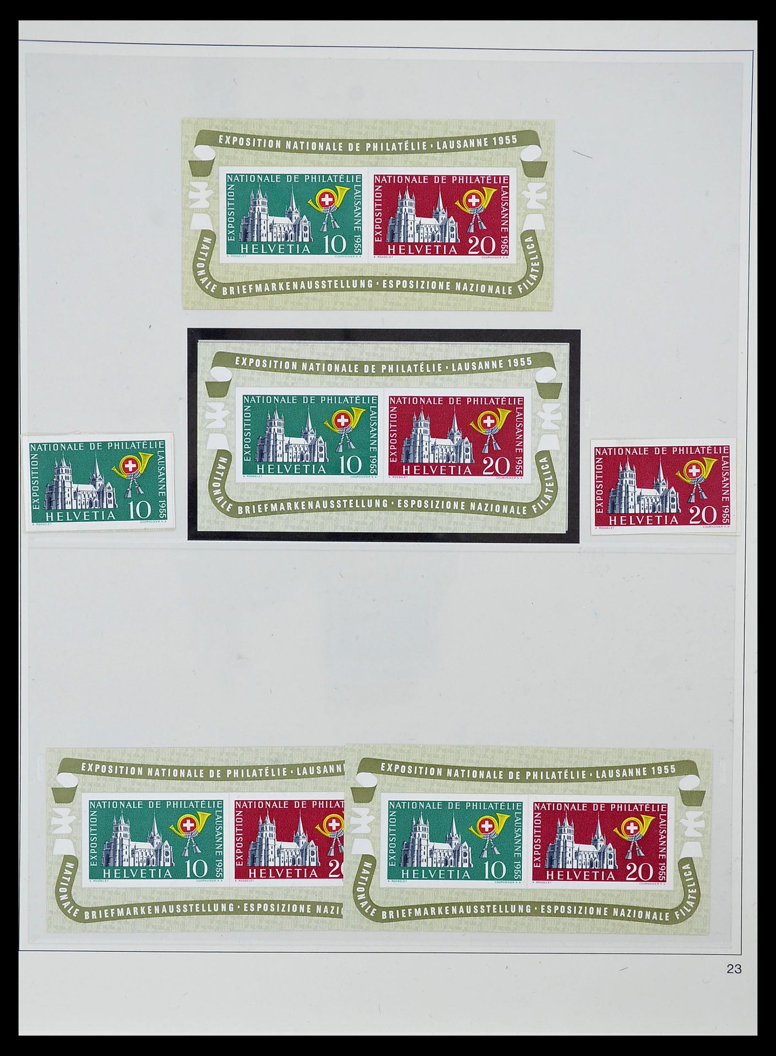 34655 089 - Postzegelverzameling 34655 Zwitserland 1847-1964.
