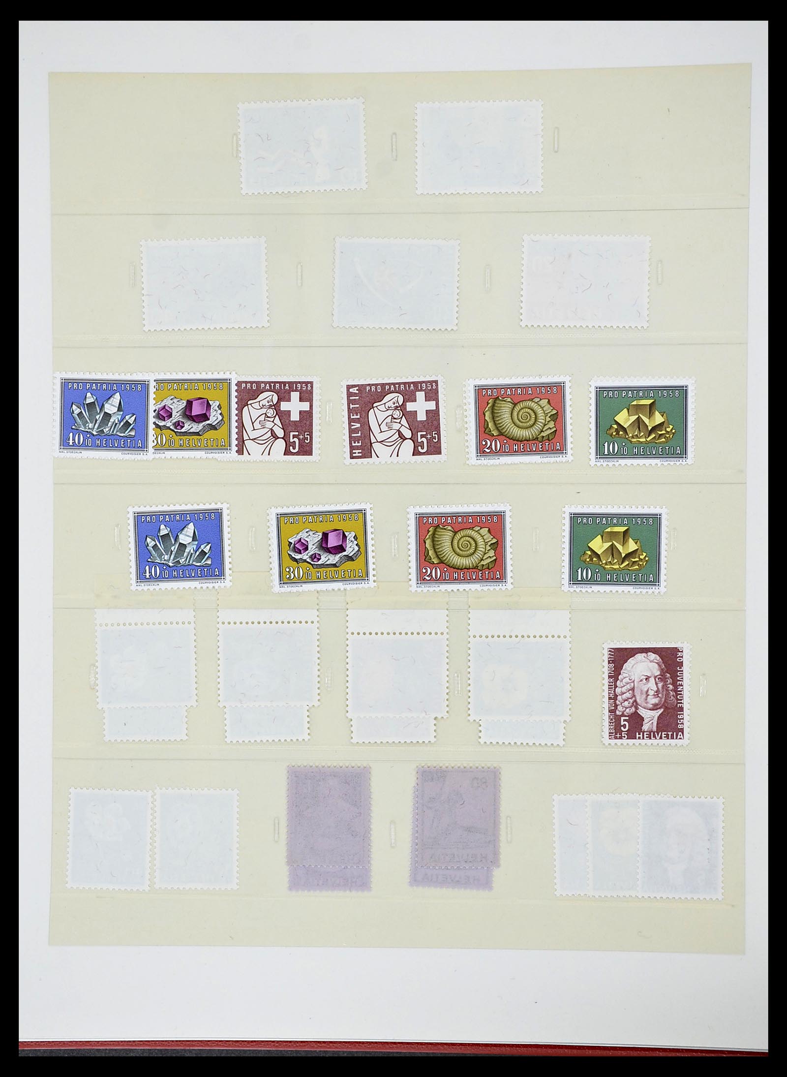 34655 097 - Postzegelverzameling 34655 Zwitserland 1847-1964.