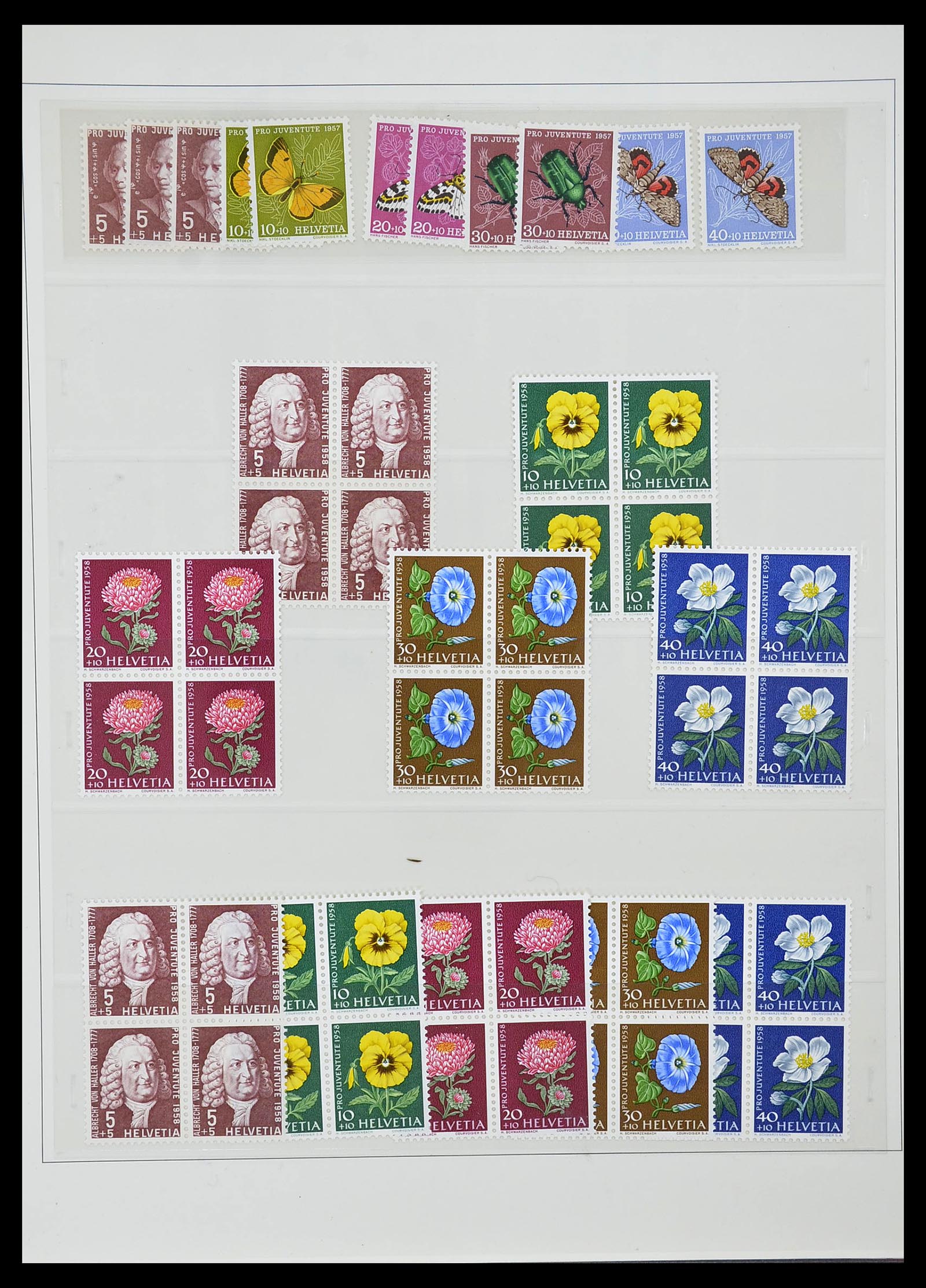 34655 098 - Postzegelverzameling 34655 Zwitserland 1847-1964.