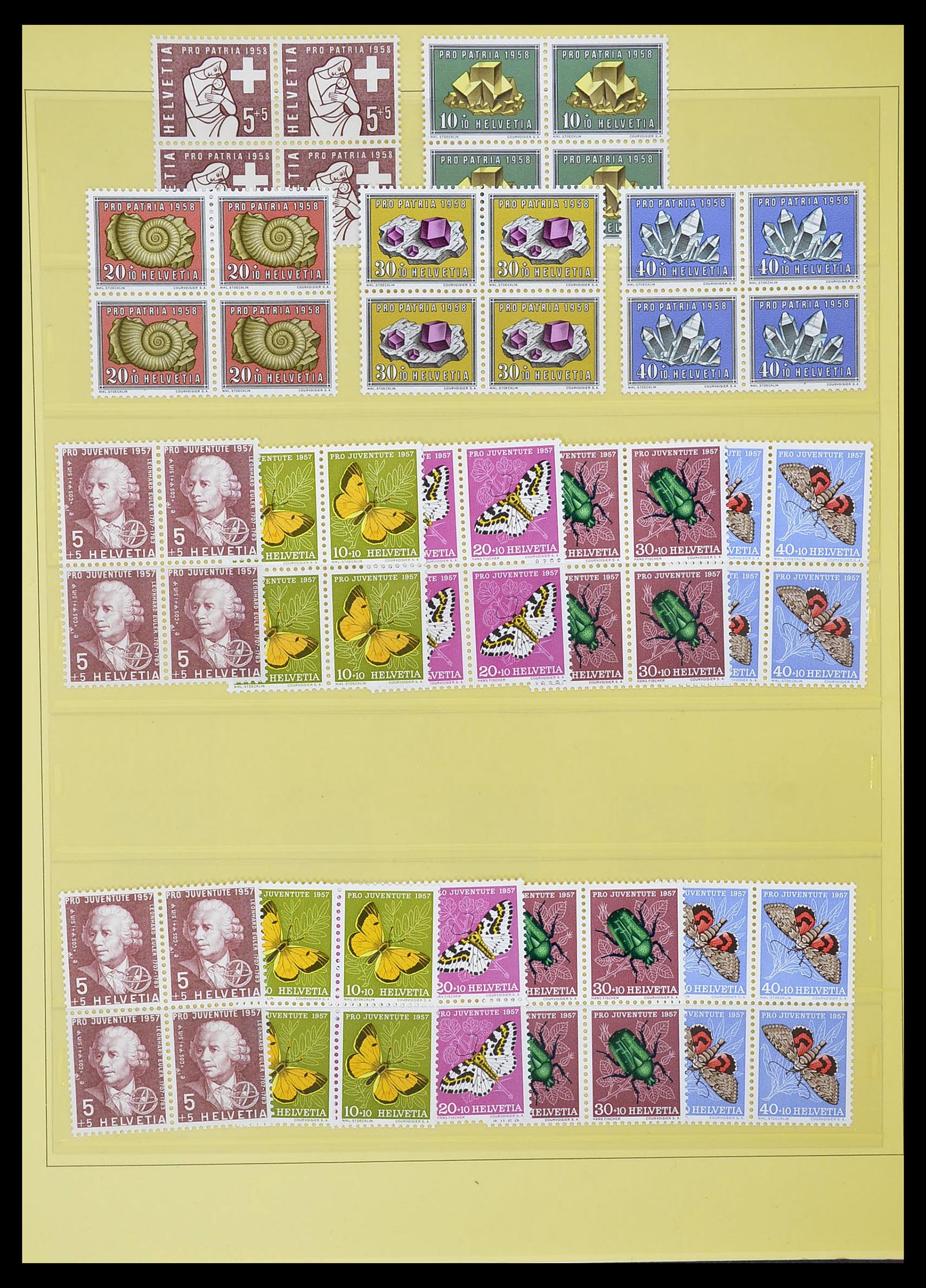 34655 099 - Postzegelverzameling 34655 Zwitserland 1847-1964.