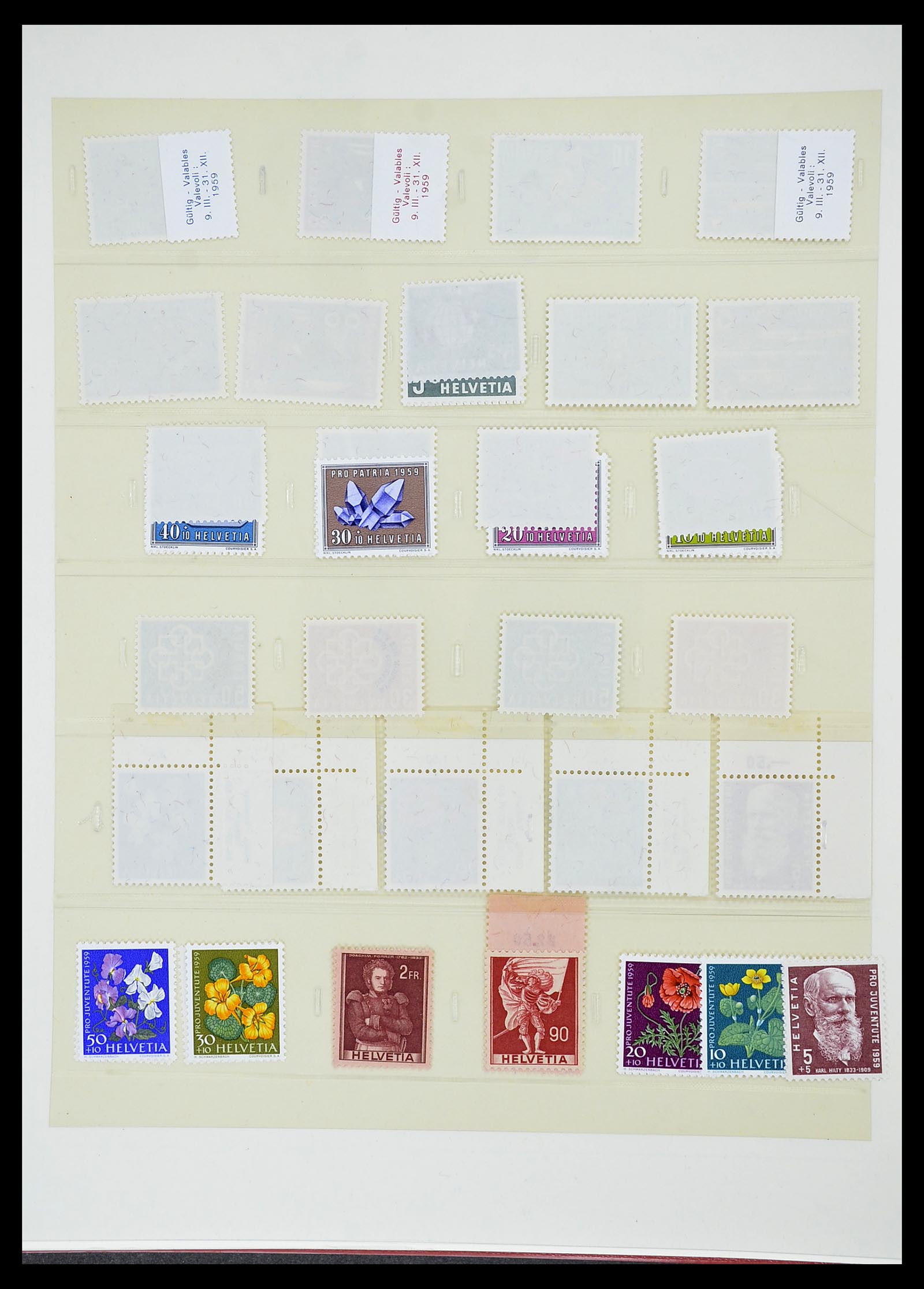 34655 101 - Postzegelverzameling 34655 Zwitserland 1847-1964.