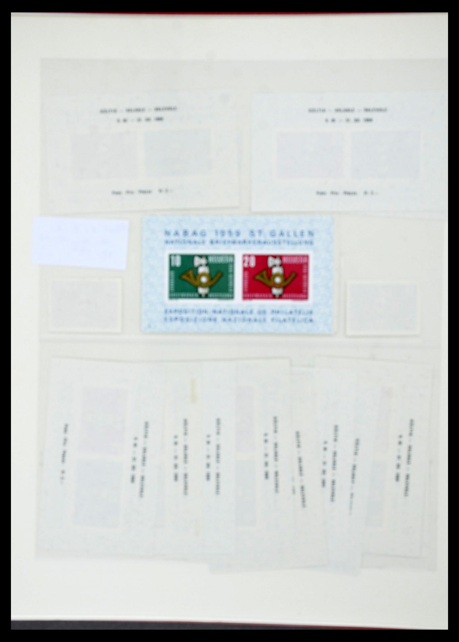34655 104 - Postzegelverzameling 34655 Zwitserland 1847-1964.