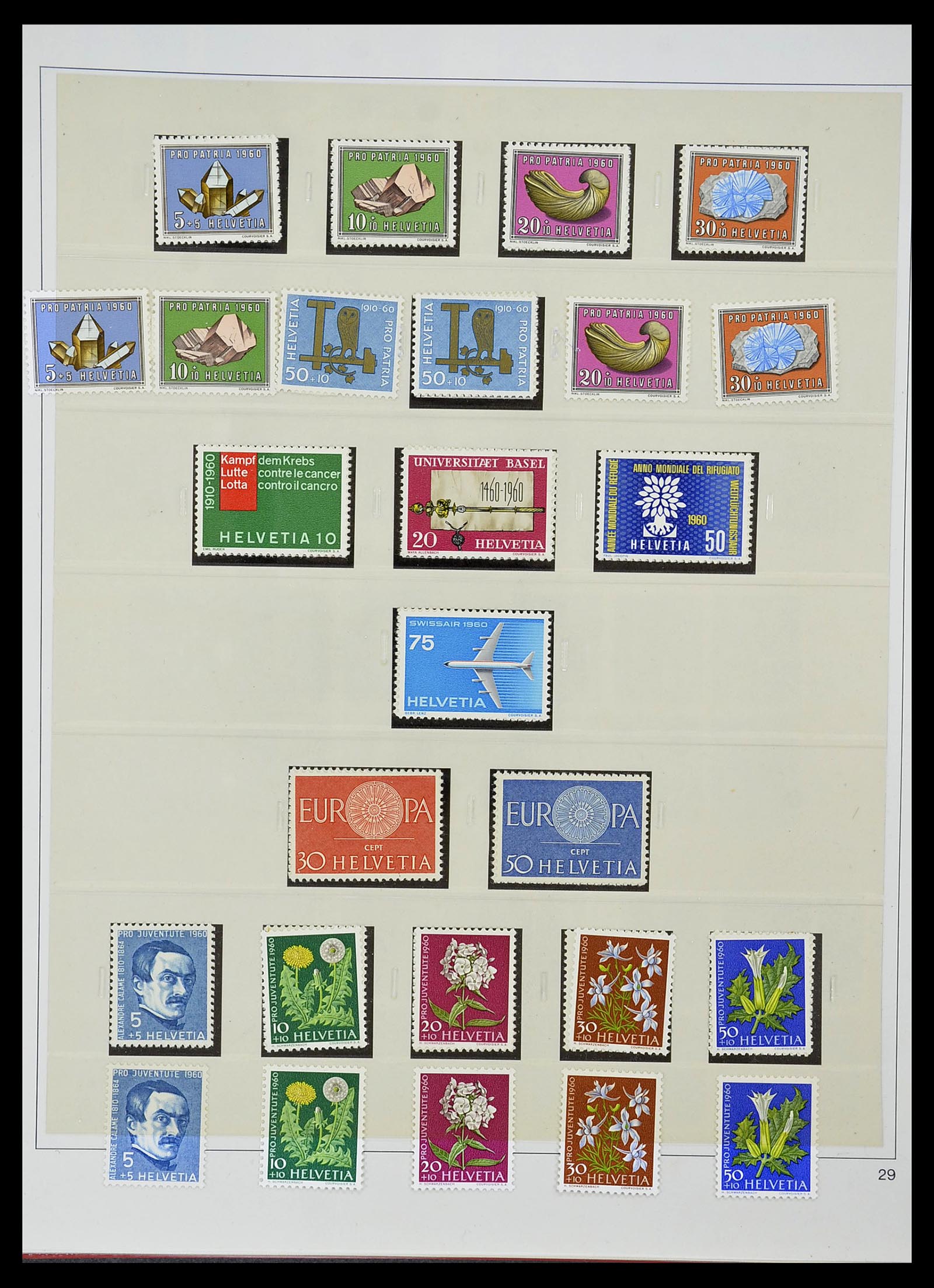 34655 105 - Postzegelverzameling 34655 Zwitserland 1847-1964.