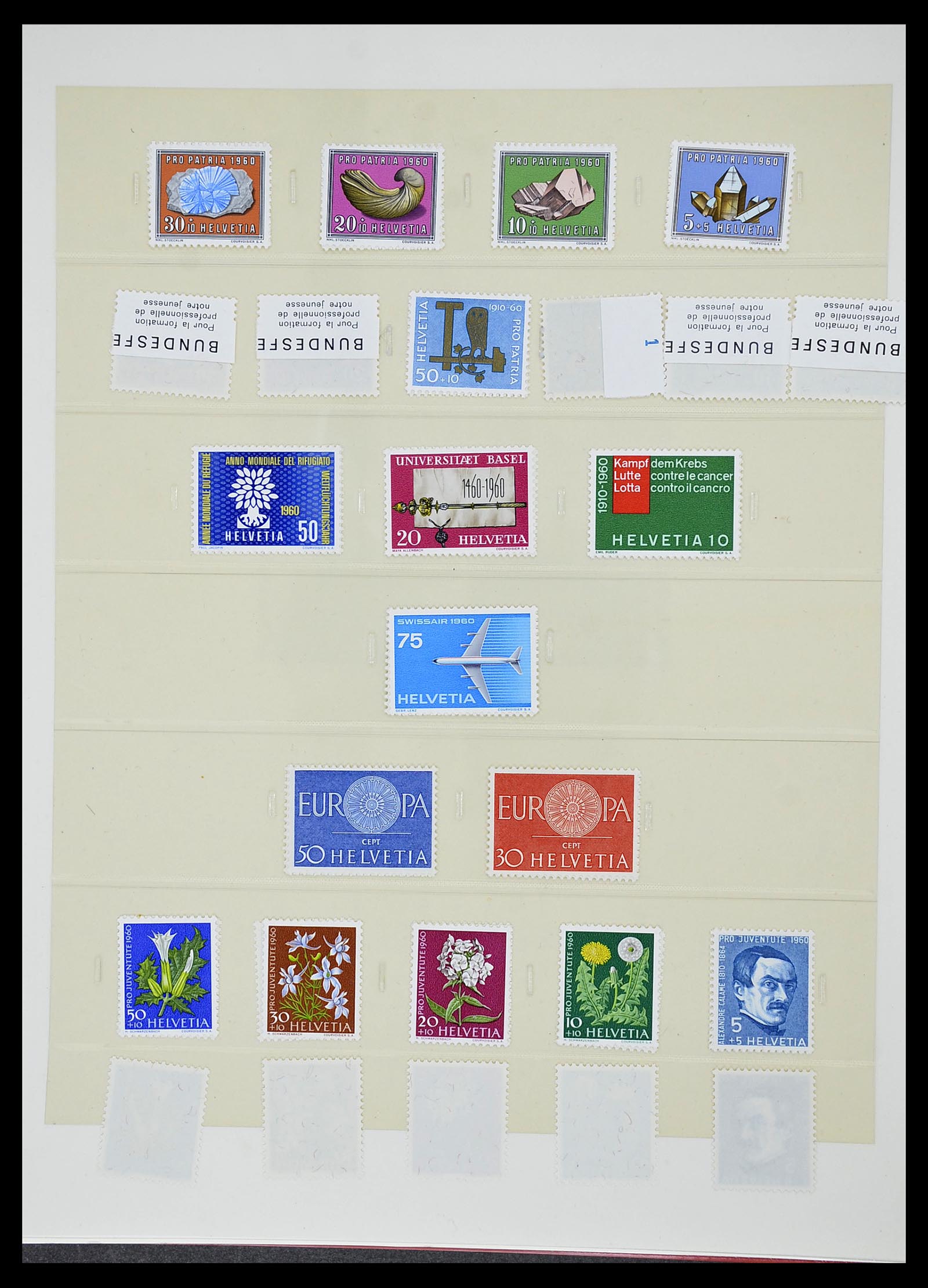 34655 106 - Postzegelverzameling 34655 Zwitserland 1847-1964.