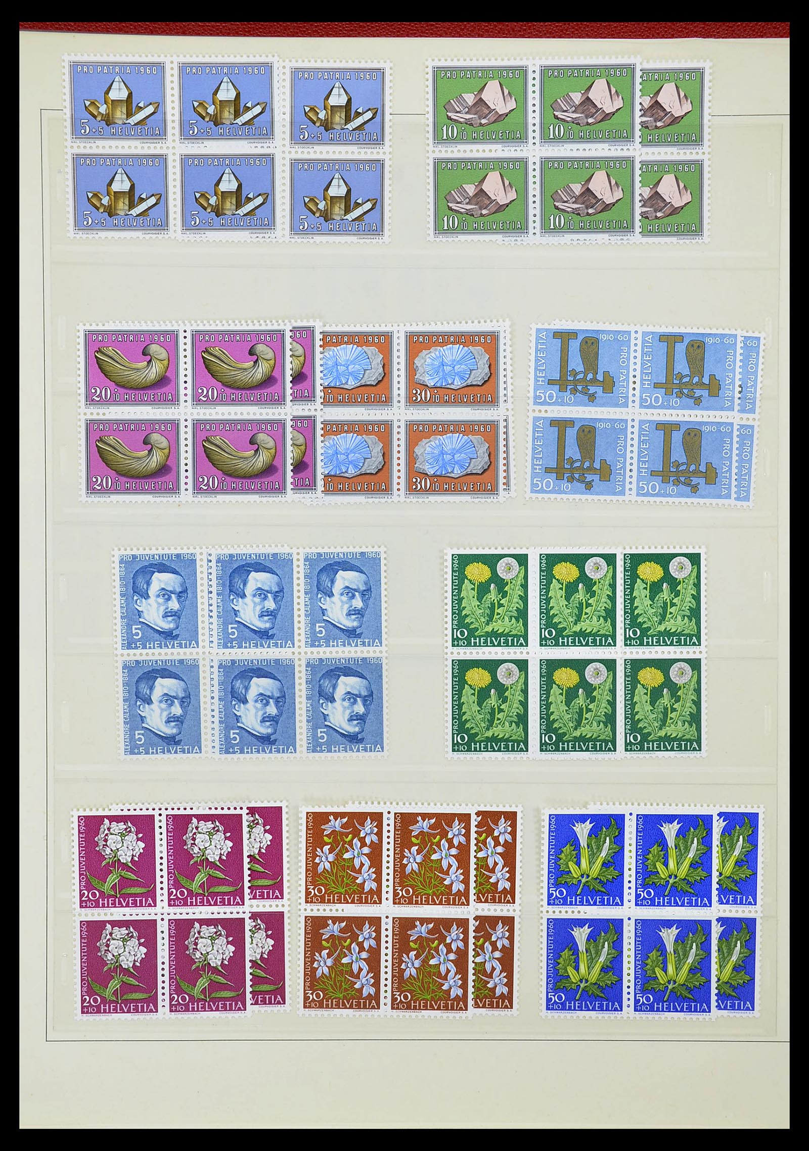 34655 107 - Postzegelverzameling 34655 Zwitserland 1847-1964.
