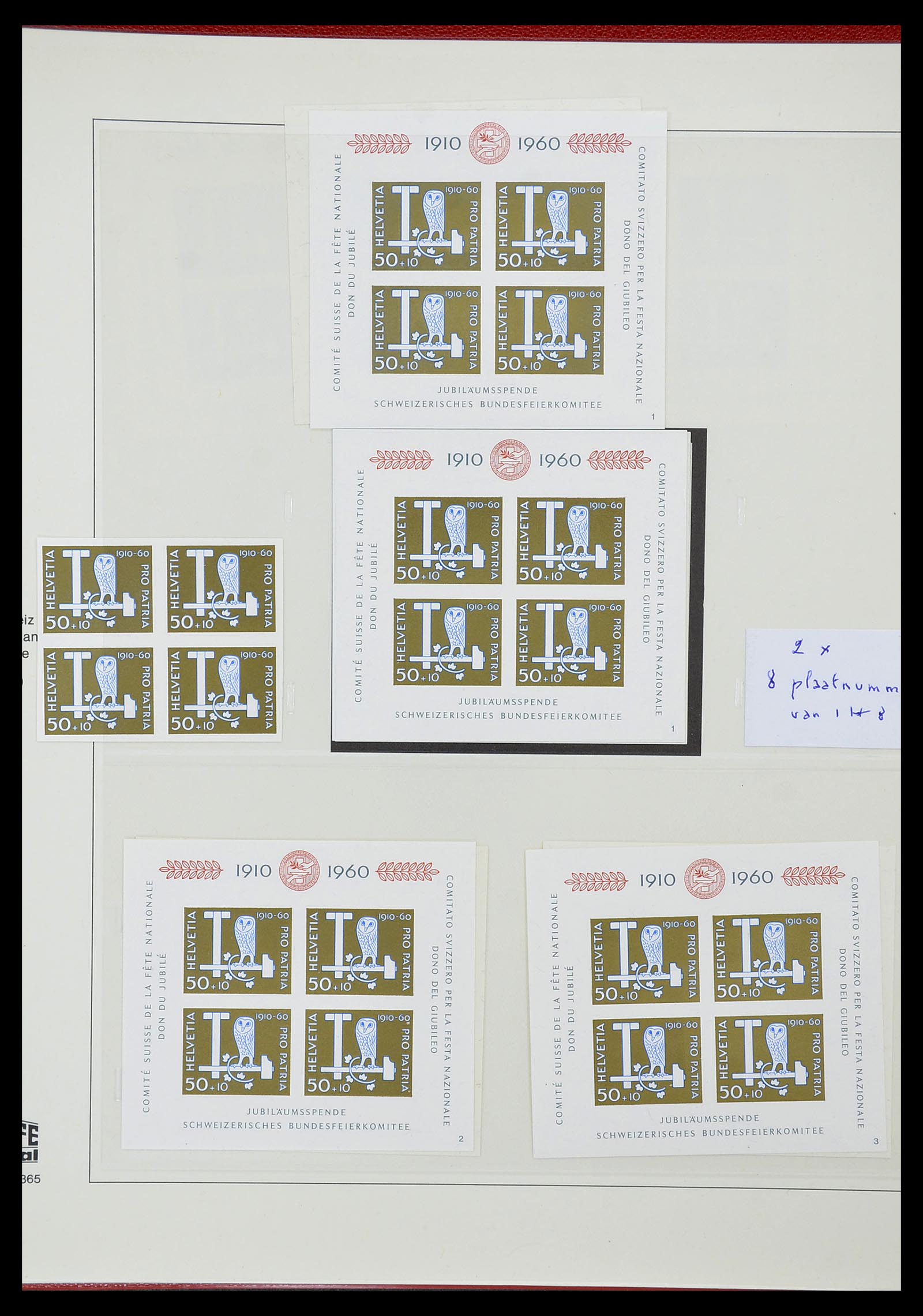 34655 108 - Postzegelverzameling 34655 Zwitserland 1847-1964.
