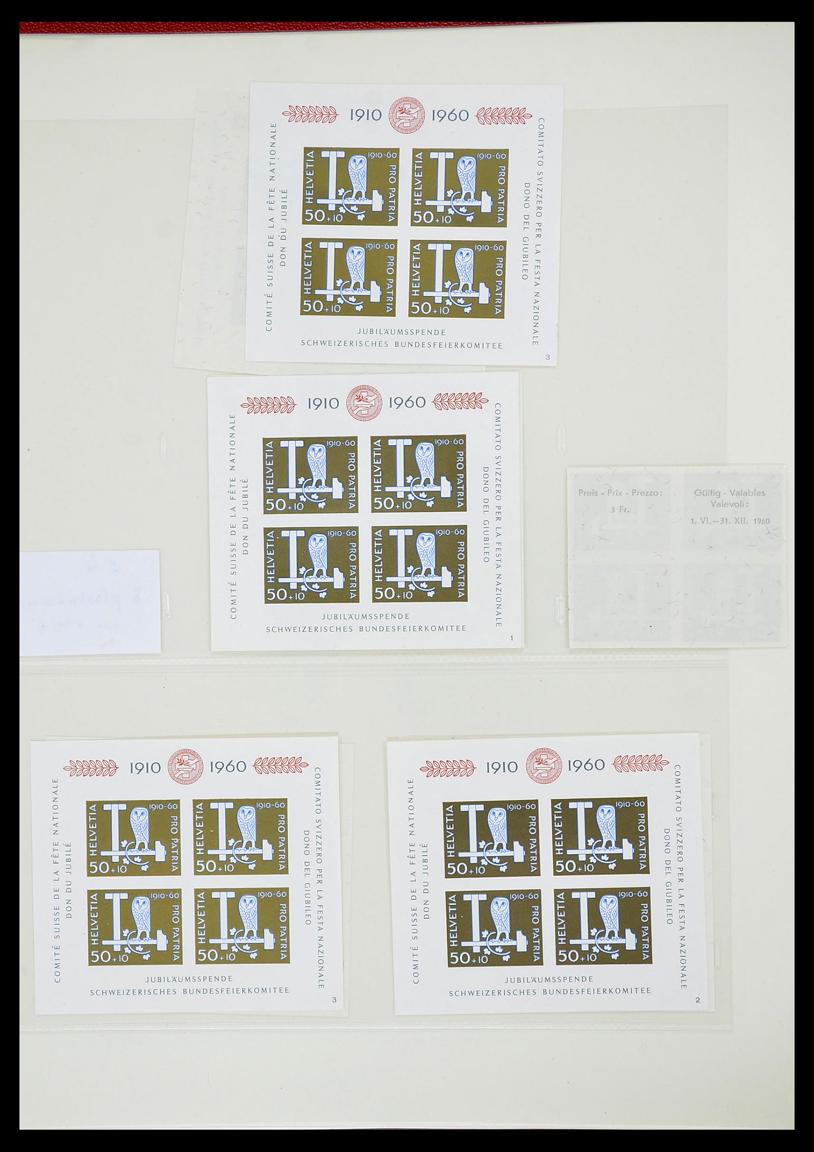 34655 109 - Postzegelverzameling 34655 Zwitserland 1847-1964.