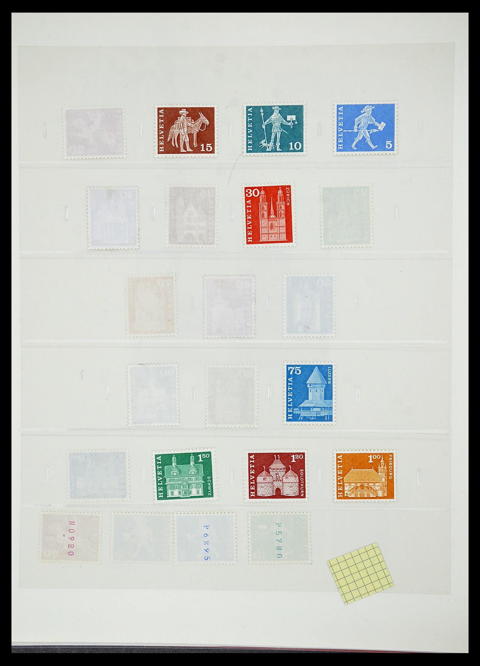 34655 113 - Postzegelverzameling 34655 Zwitserland 1847-1964.