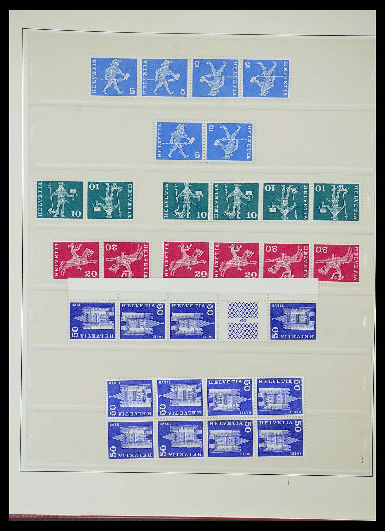 34655 114 - Postzegelverzameling 34655 Zwitserland 1847-1964.