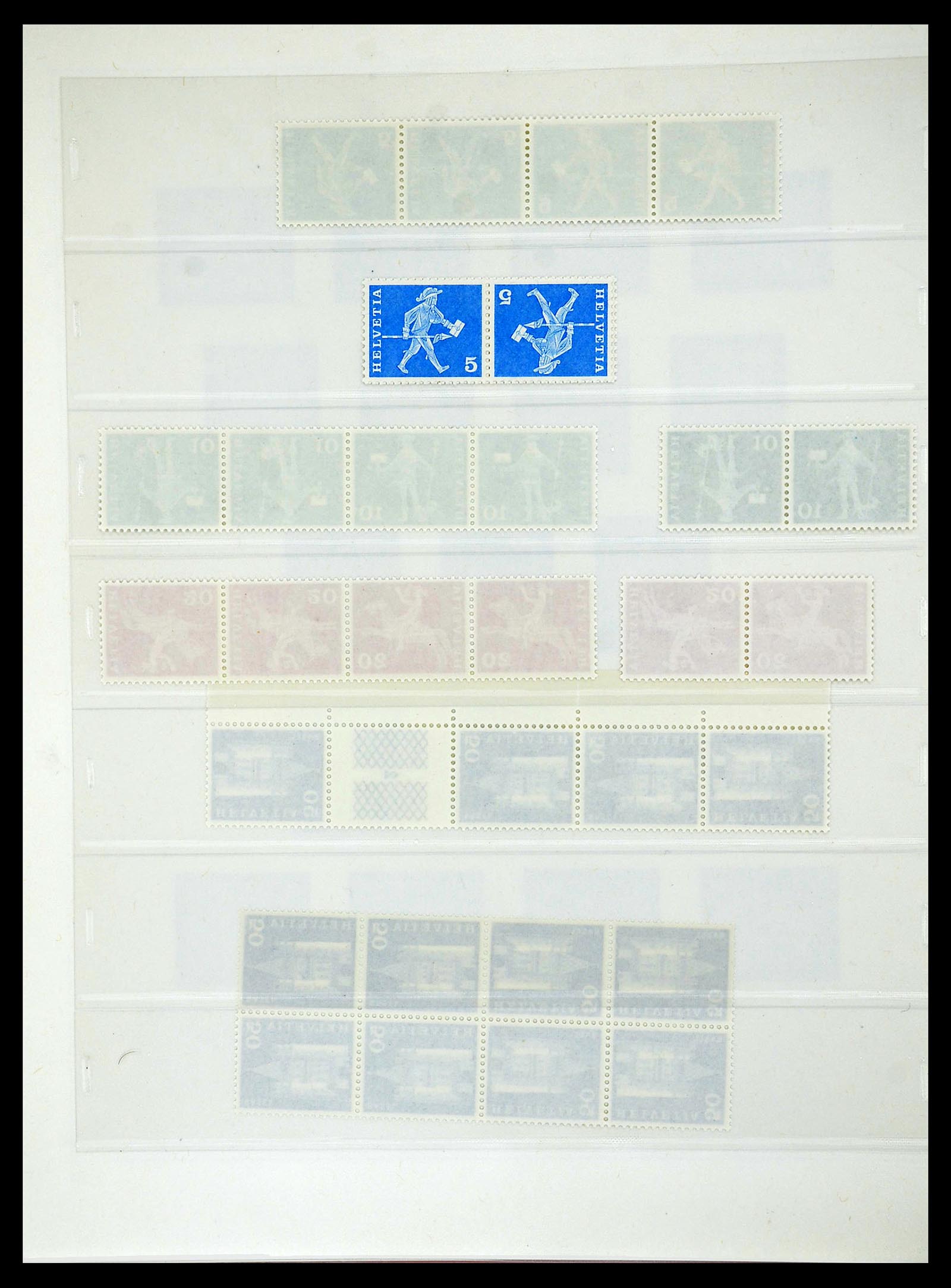 34655 115 - Postzegelverzameling 34655 Zwitserland 1847-1964.