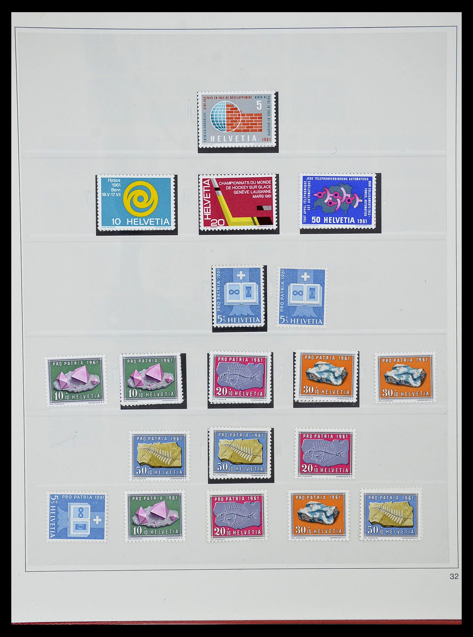 34655 116 - Postzegelverzameling 34655 Zwitserland 1847-1964.