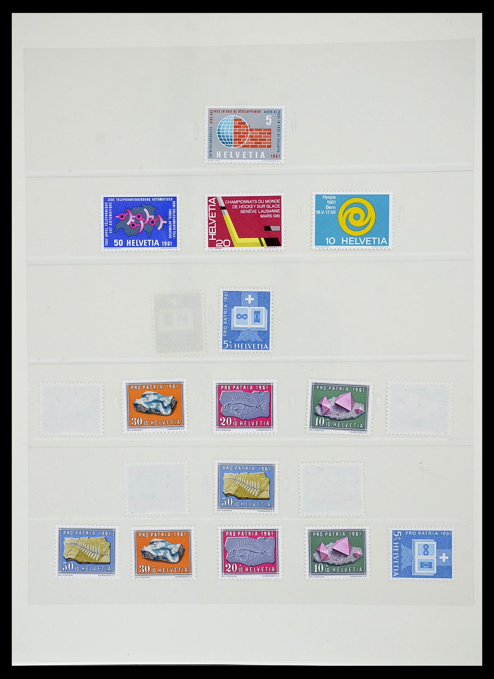 34655 117 - Postzegelverzameling 34655 Zwitserland 1847-1964.