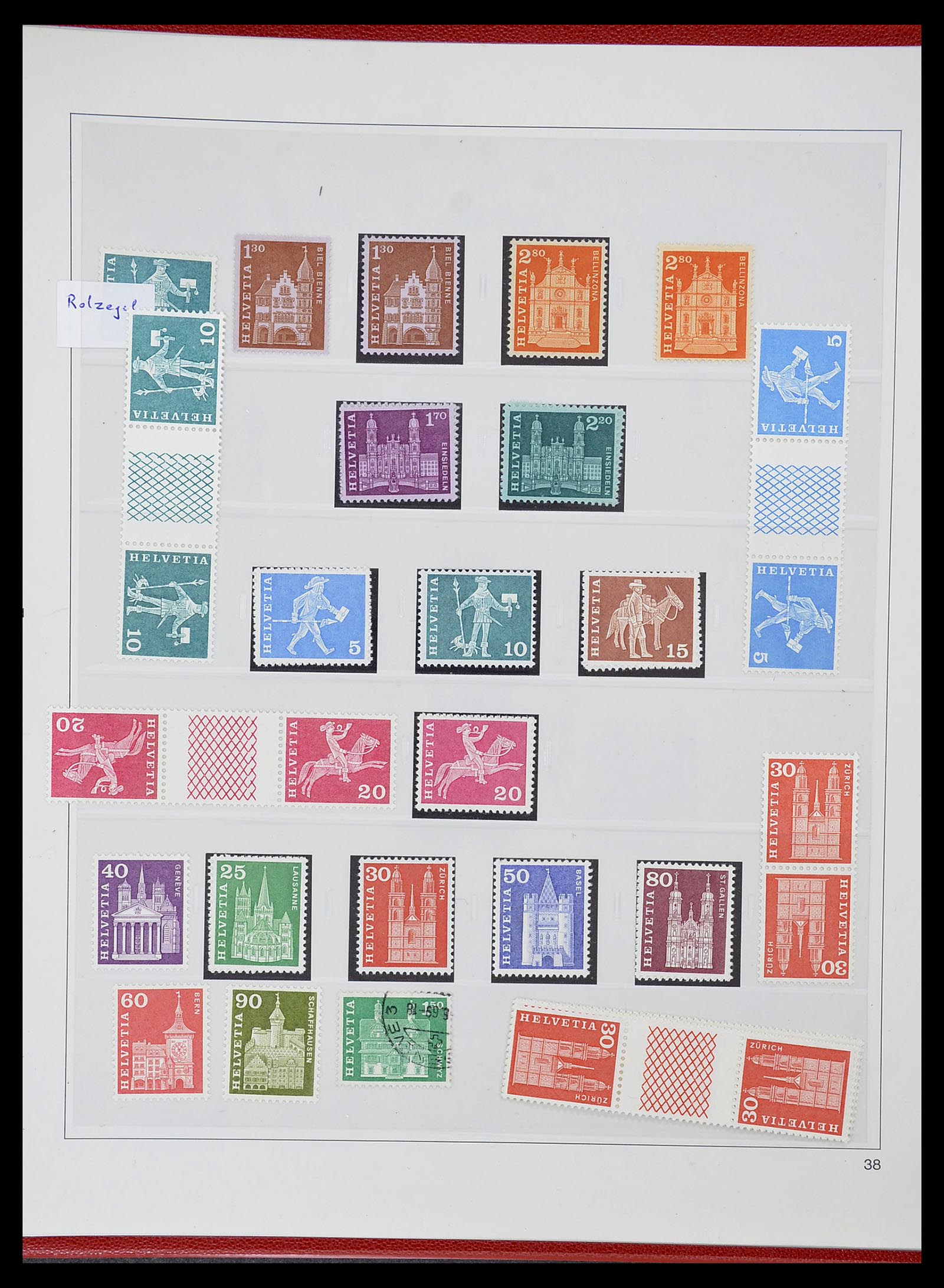 34655 130 - Postzegelverzameling 34655 Zwitserland 1847-1964.