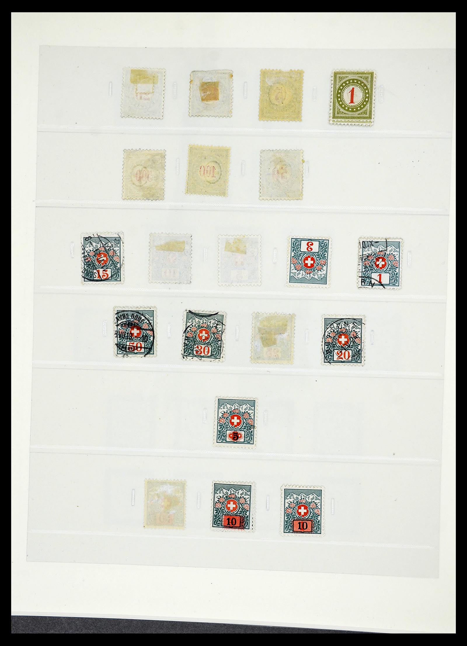 34655 138 - Postzegelverzameling 34655 Zwitserland 1847-1964.