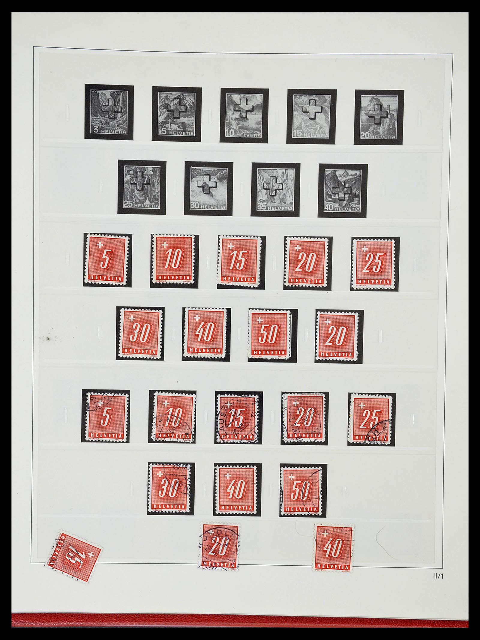 34655 144 - Postzegelverzameling 34655 Zwitserland 1847-1964.