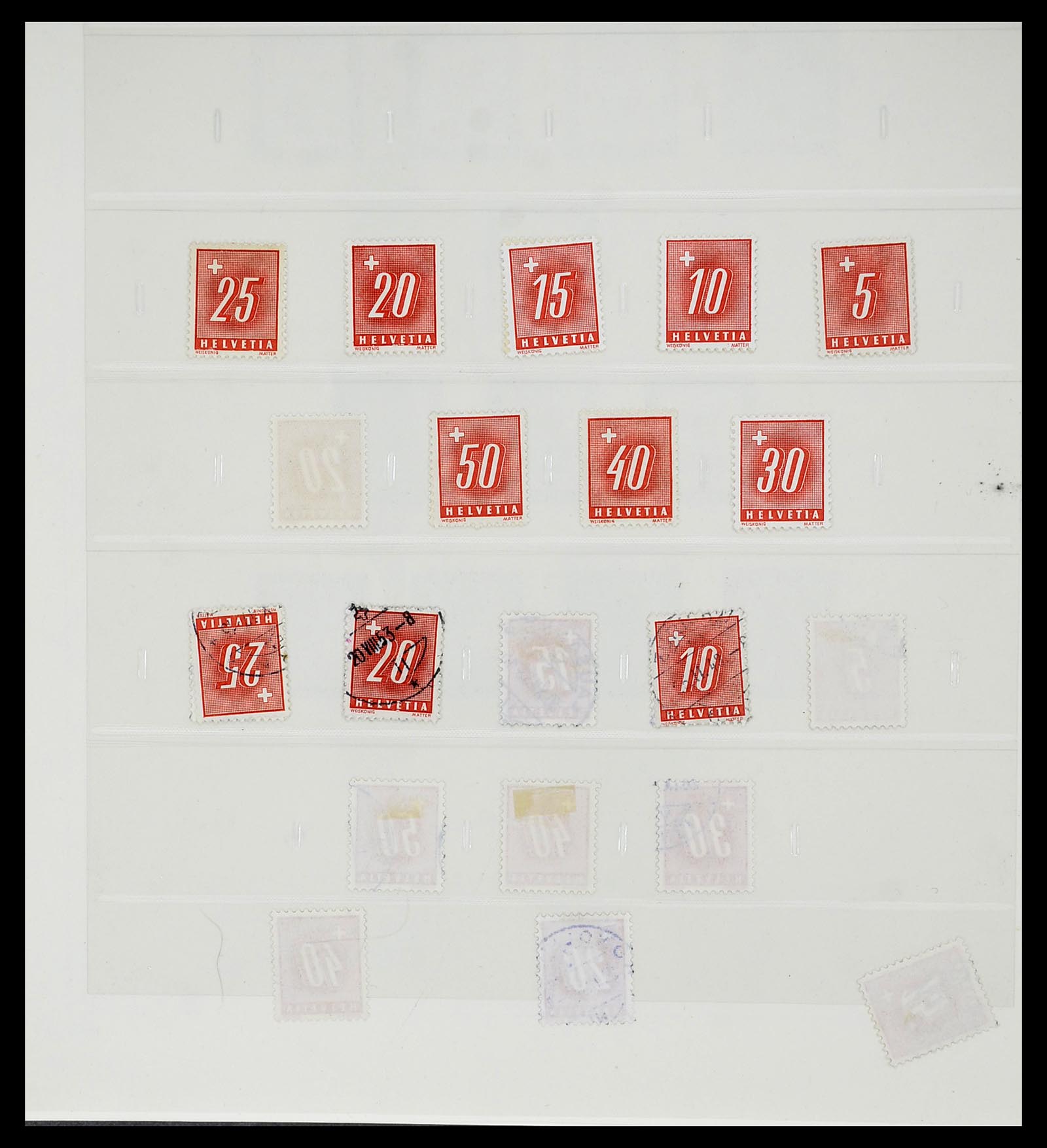 34655 145 - Postzegelverzameling 34655 Zwitserland 1847-1964.