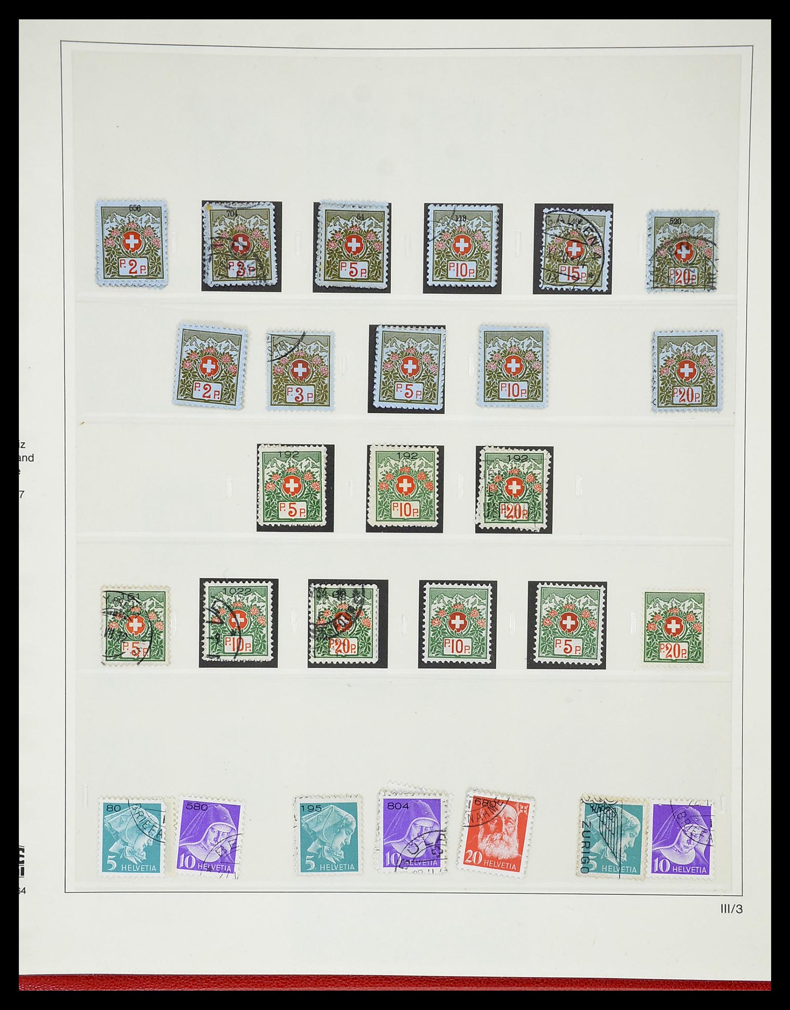 34655 146 - Postzegelverzameling 34655 Zwitserland 1847-1964.