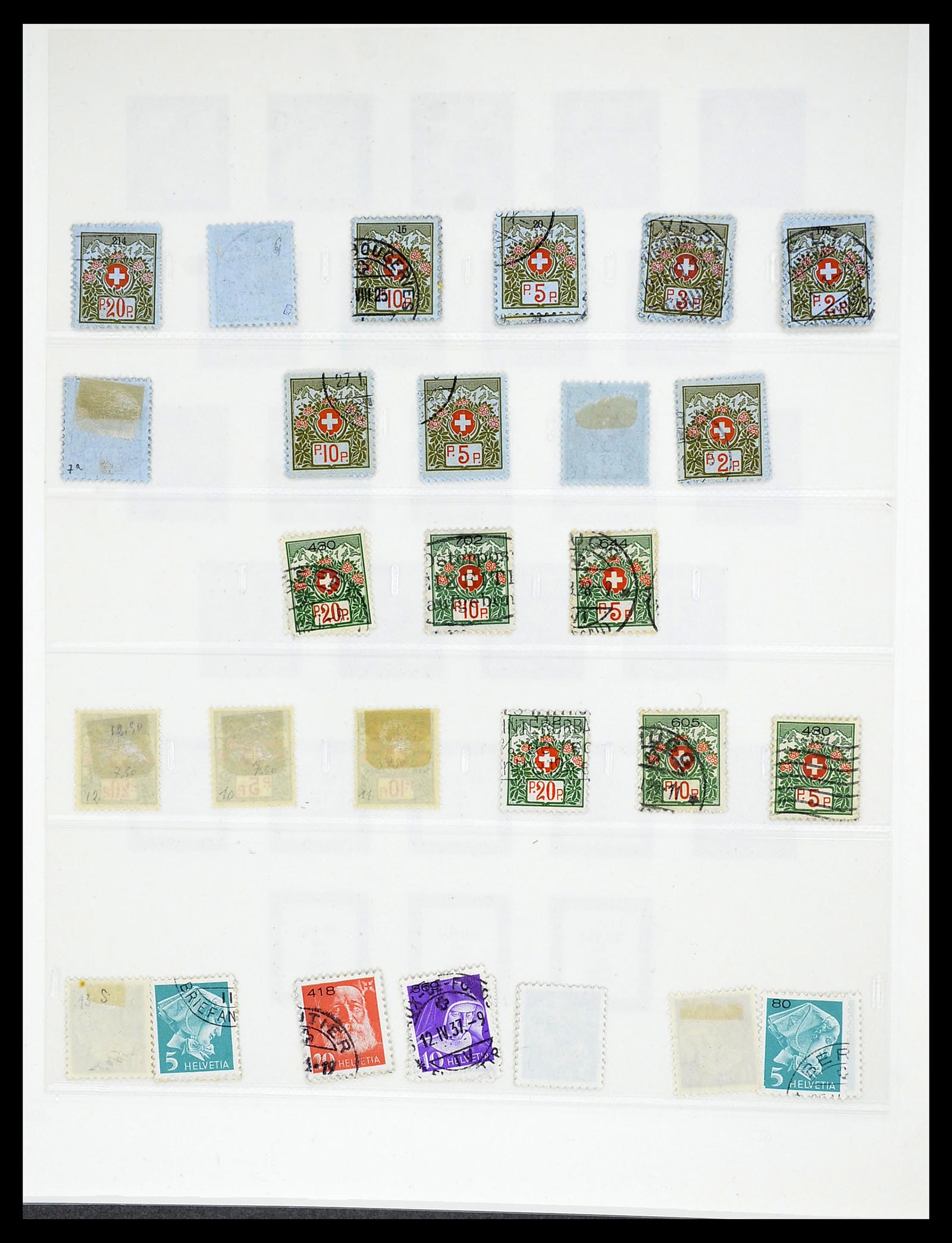34655 147 - Postzegelverzameling 34655 Zwitserland 1847-1964.
