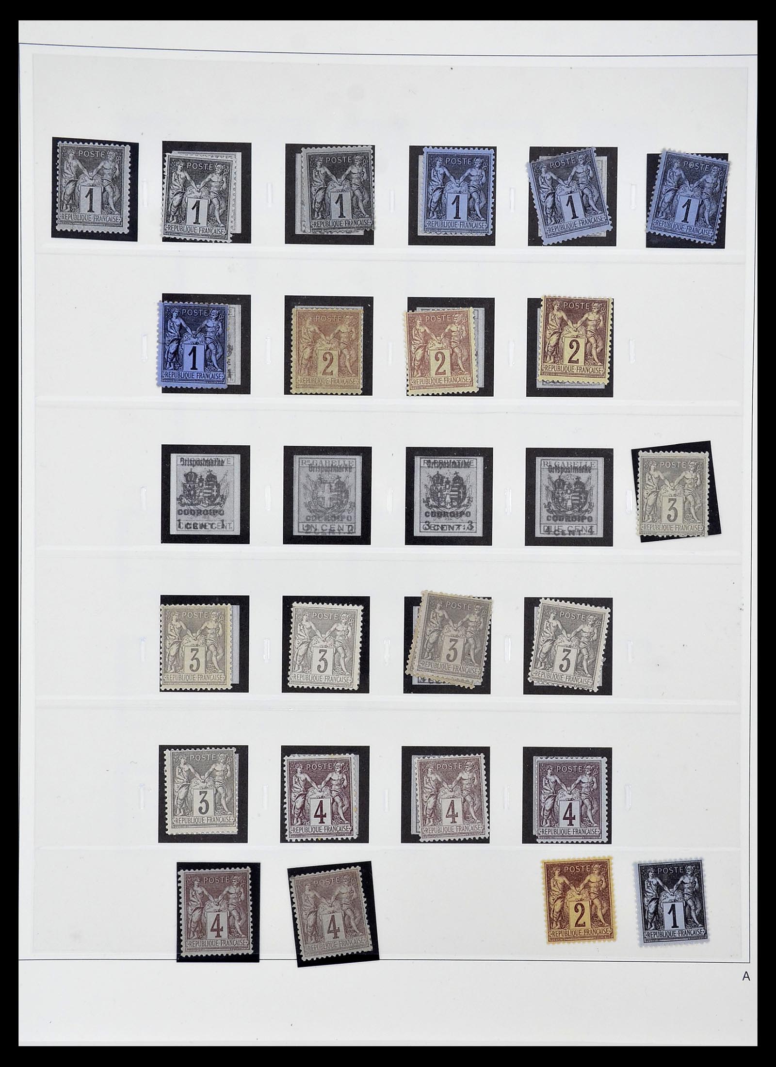 34656 008 - Postzegelverzameling 34656 Frankrijk 1849-1972.