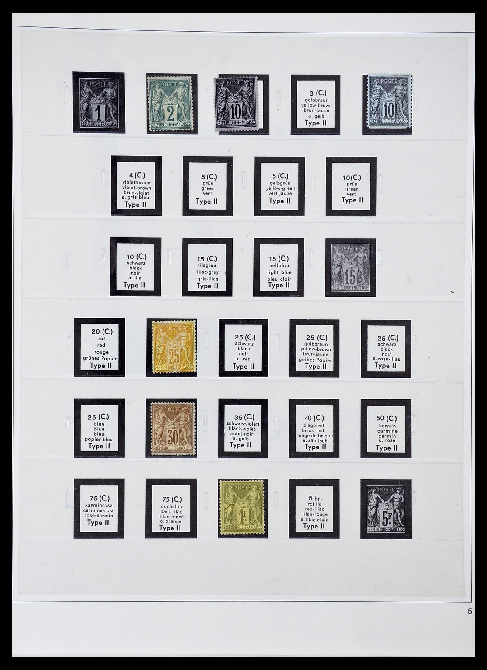 34656 009 - Postzegelverzameling 34656 Frankrijk 1849-1972.