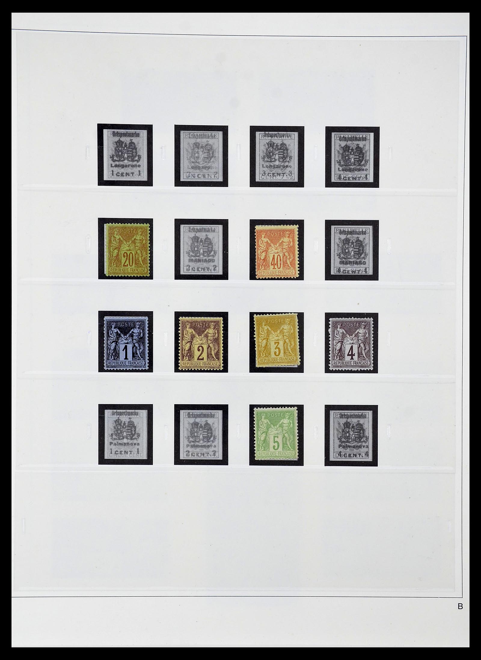 34656 010 - Postzegelverzameling 34656 Frankrijk 1849-1972.
