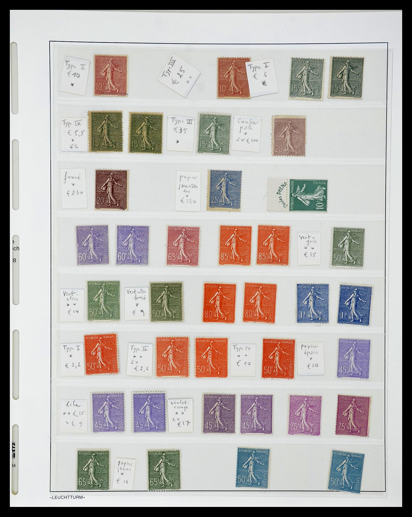 34656 016 - Postzegelverzameling 34656 Frankrijk 1849-1972.