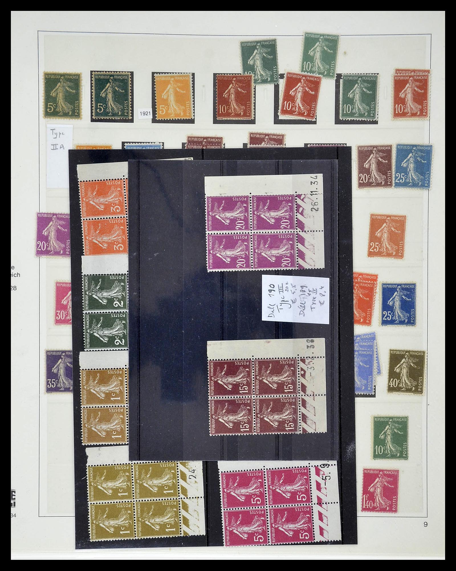 34656 017 - Postzegelverzameling 34656 Frankrijk 1849-1972.