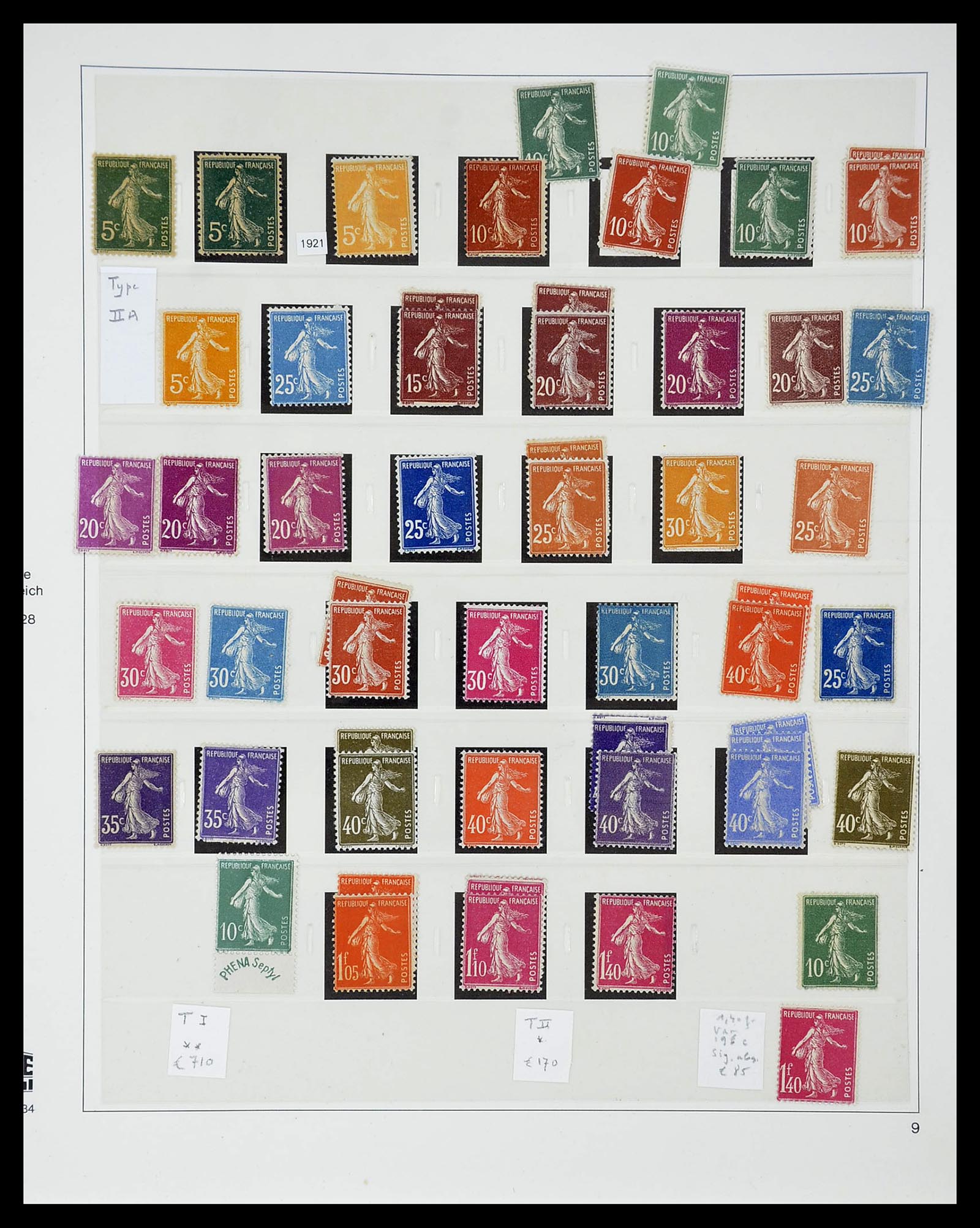 34656 018 - Postzegelverzameling 34656 Frankrijk 1849-1972.