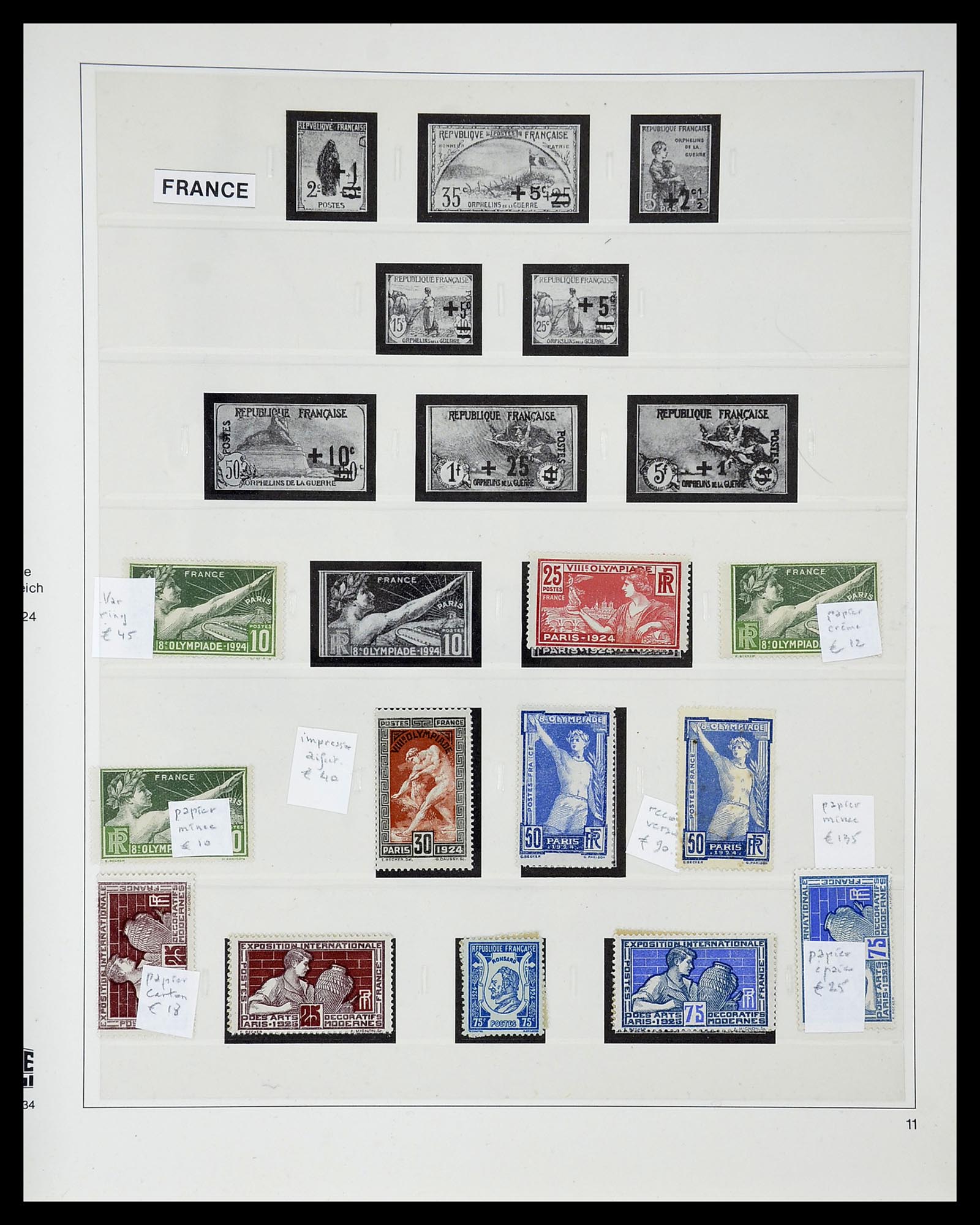 34656 020 - Postzegelverzameling 34656 Frankrijk 1849-1972.