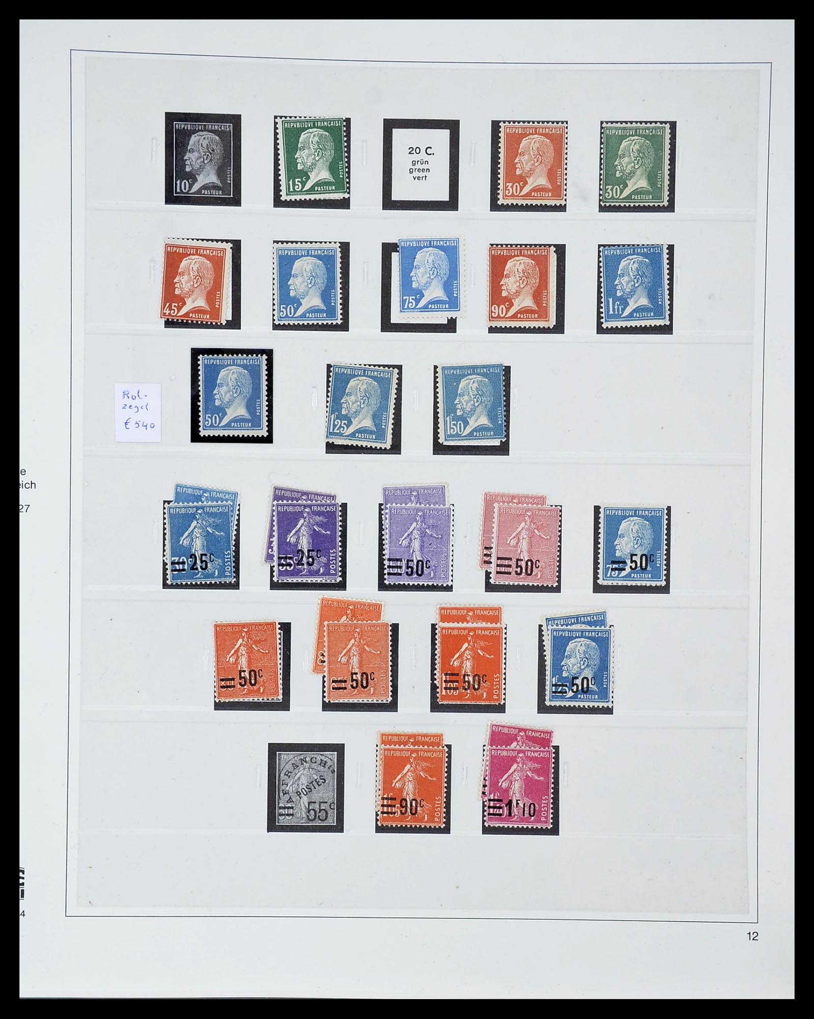 34656 022 - Postzegelverzameling 34656 Frankrijk 1849-1972.