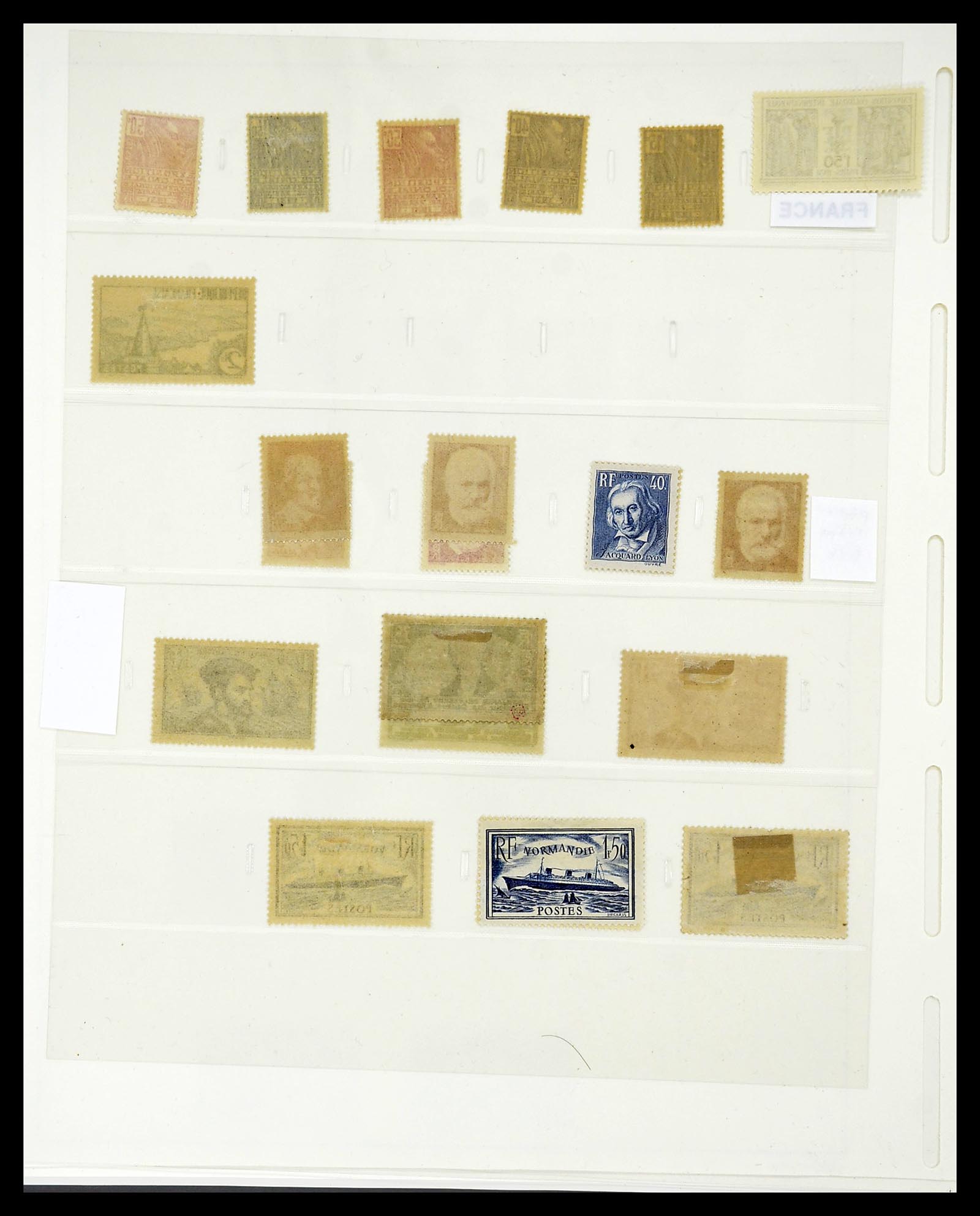 34656 034 - Postzegelverzameling 34656 Frankrijk 1849-1972.