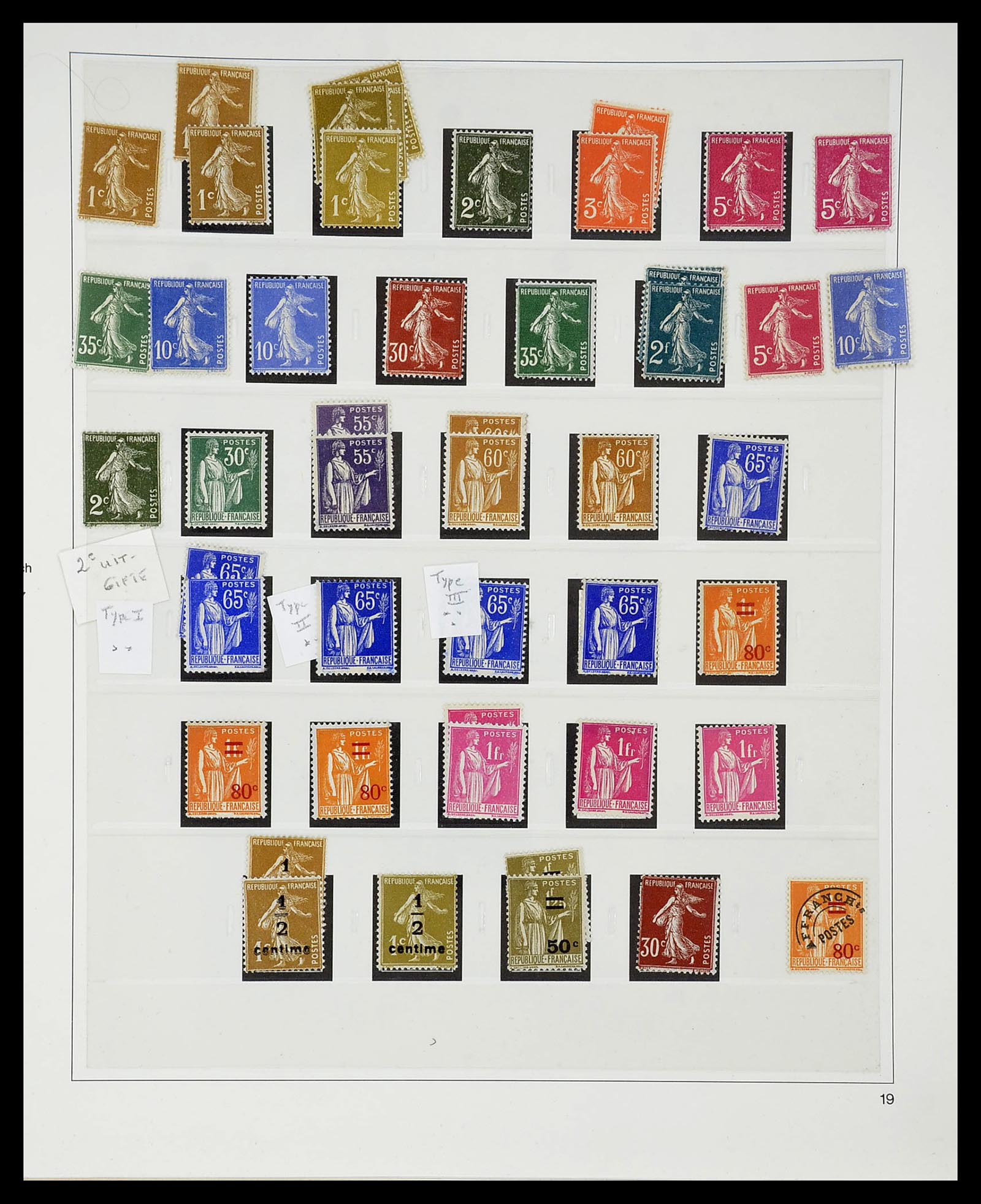 34656 036 - Postzegelverzameling 34656 Frankrijk 1849-1972.