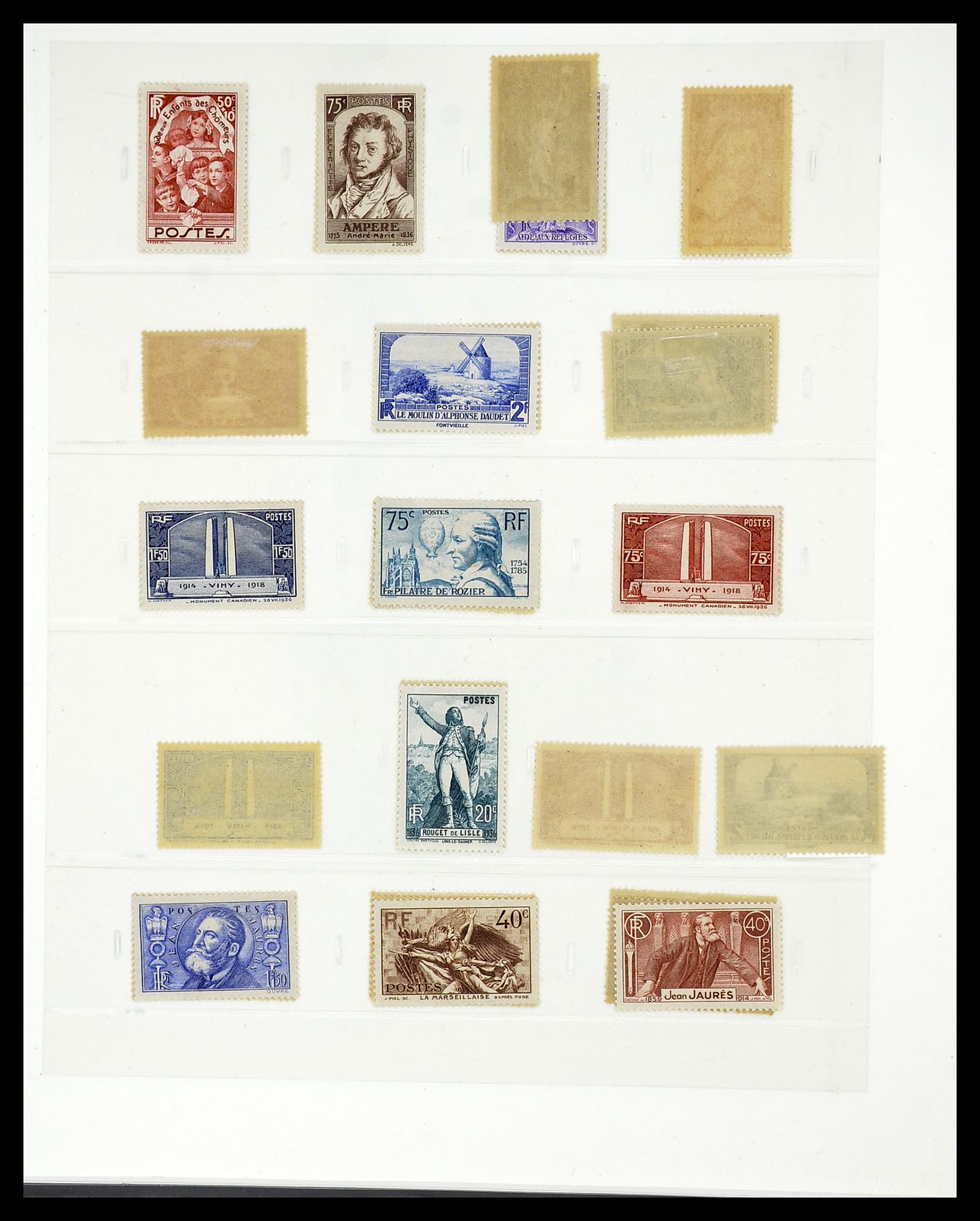 34656 039 - Postzegelverzameling 34656 Frankrijk 1849-1972.