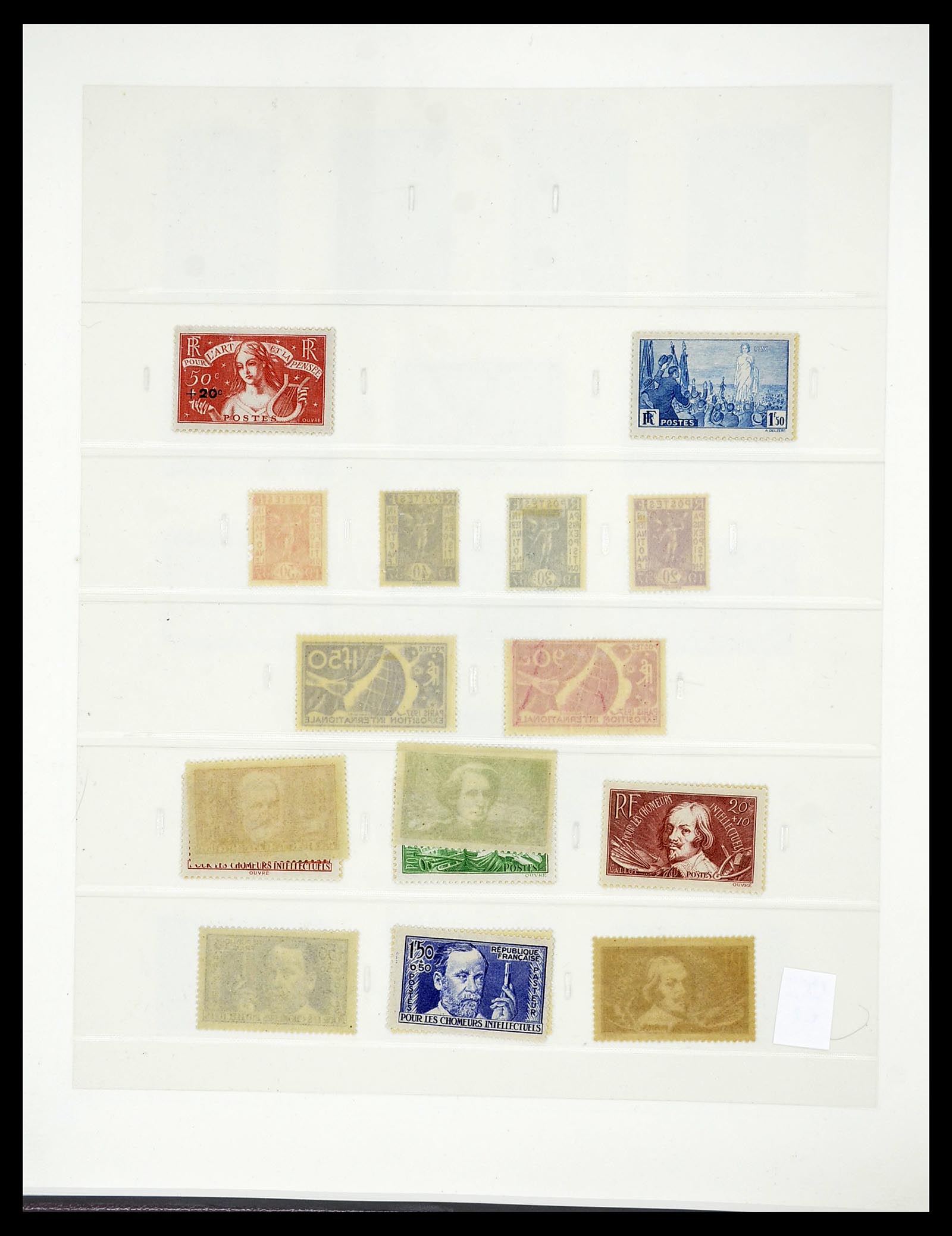 34656 041 - Postzegelverzameling 34656 Frankrijk 1849-1972.