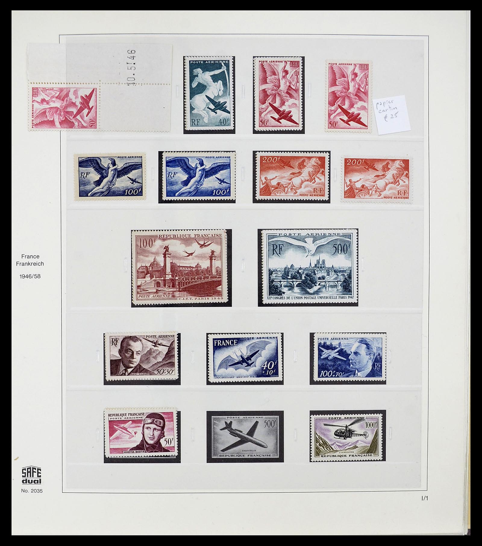 34656 046 - Postzegelverzameling 34656 Frankrijk 1849-1972.