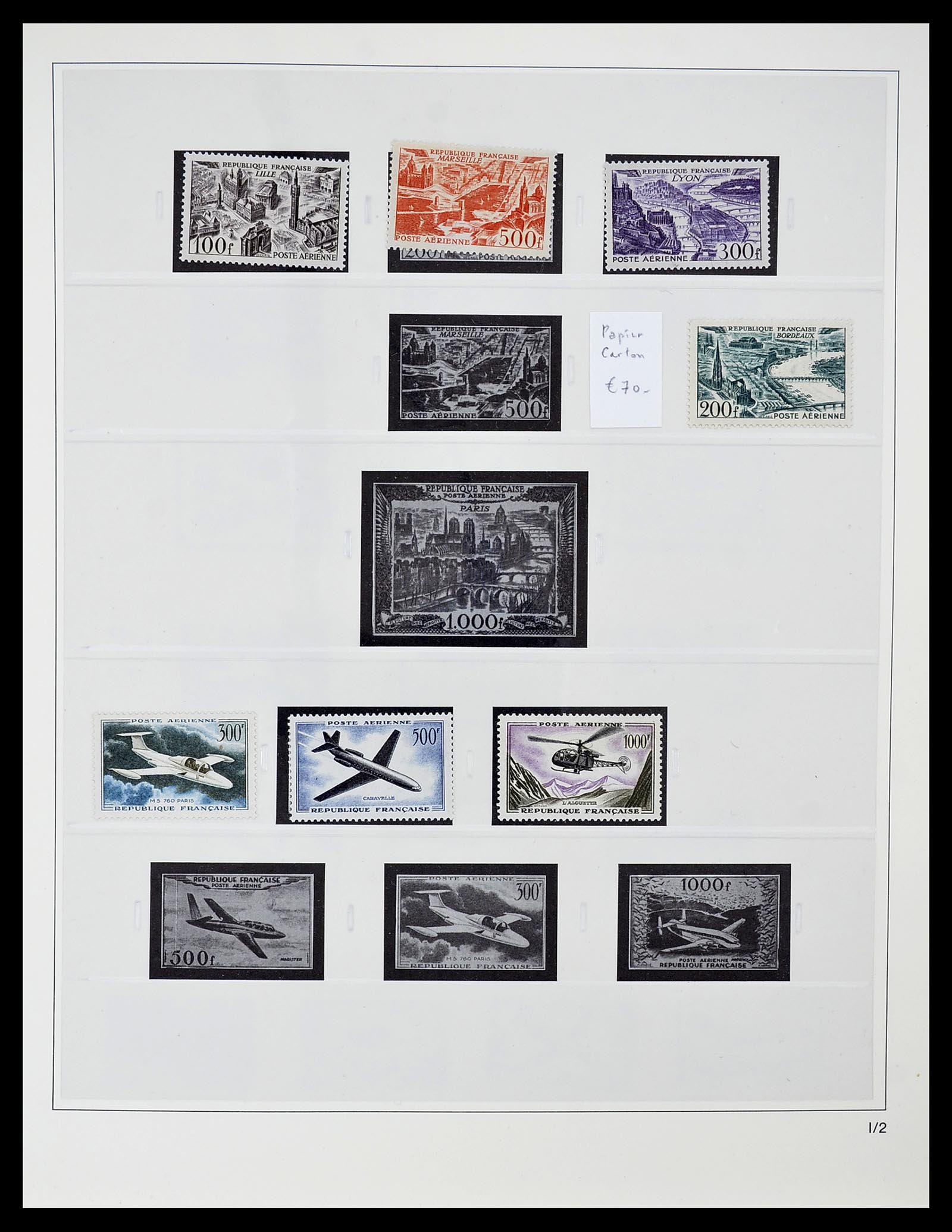 34656 048 - Postzegelverzameling 34656 Frankrijk 1849-1972.