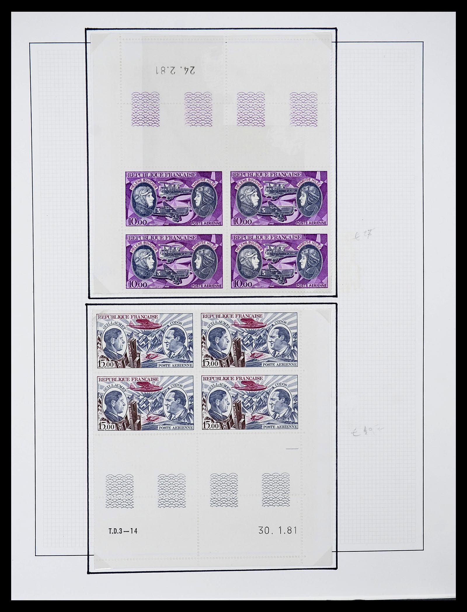 34656 054 - Postzegelverzameling 34656 Frankrijk 1849-1972.